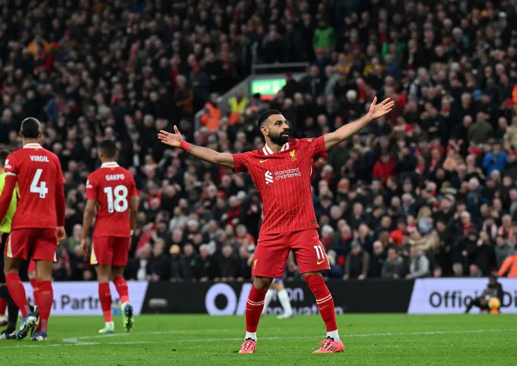Mohamed Salah scored the winning goal for Liverpool in their 2-1 Premier League clash with Brighton on Saturday. (Image: Getty)