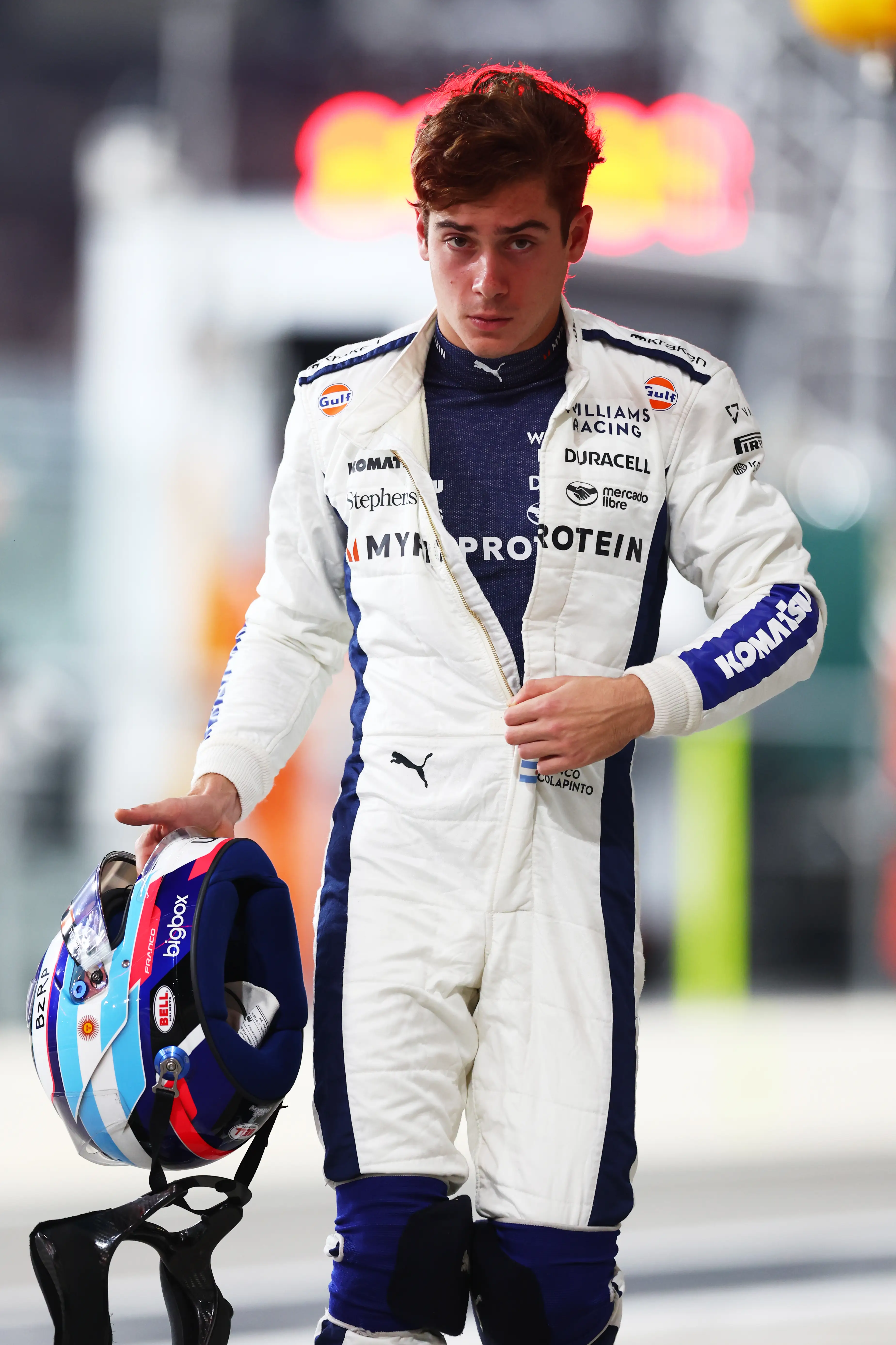 Franco Colapinto racing for Williams in 2024- Getty