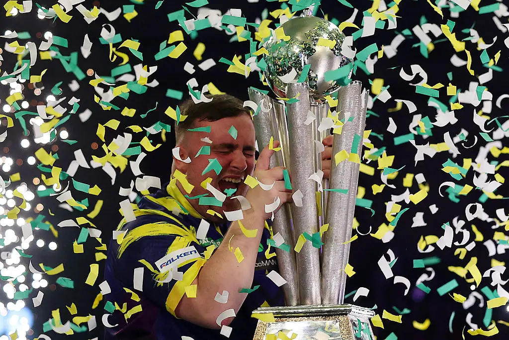 Littler is now a two-time world champion. Image credit: Getty