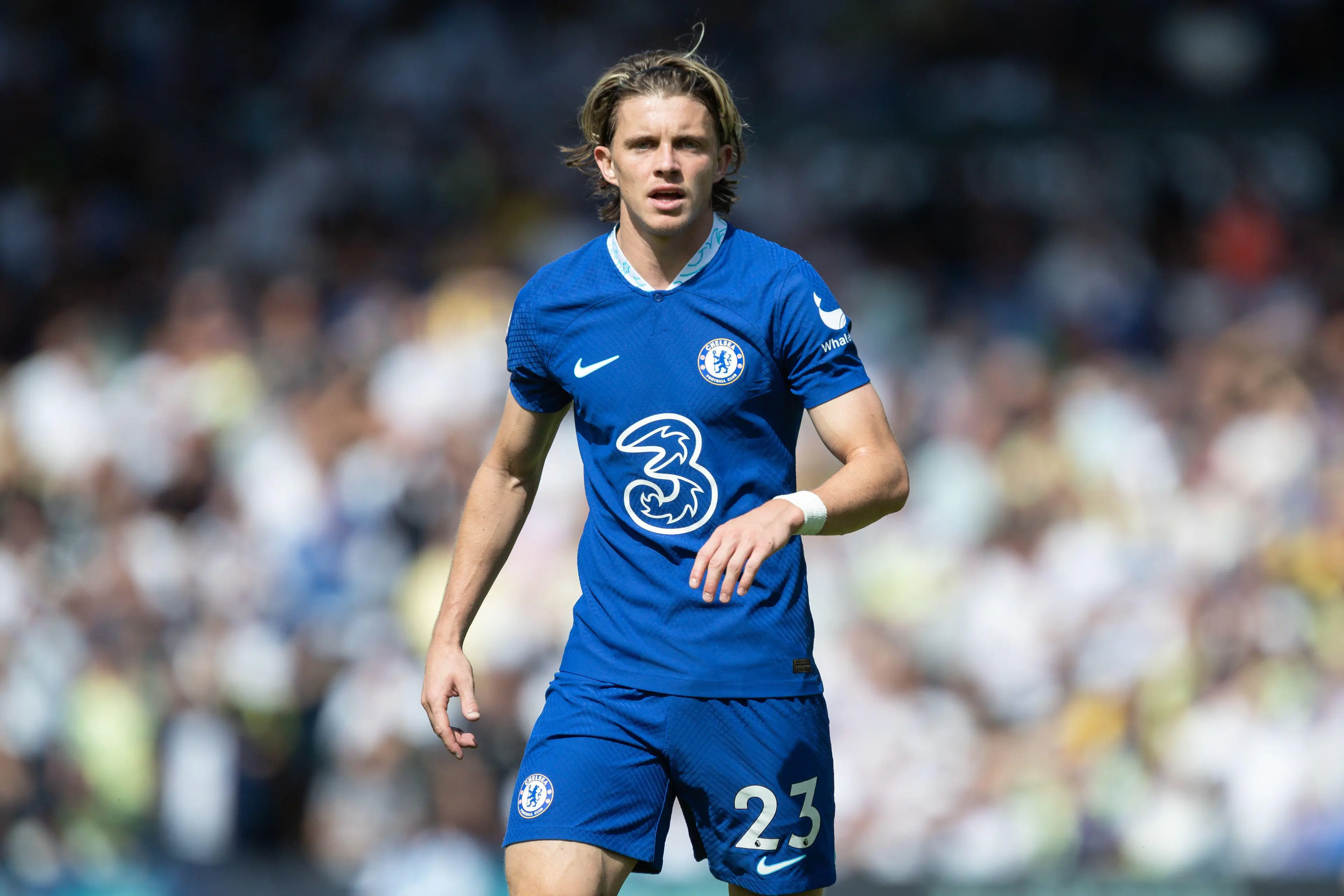 Conor Gallagher in action for Chelsea against Leeds. (Alamy)