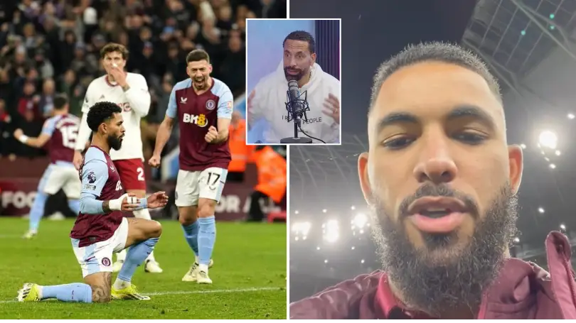 Douglas Luiz fires back at Rio Ferdinand after he mocked him for celebration vs Man Utd, he's explained it