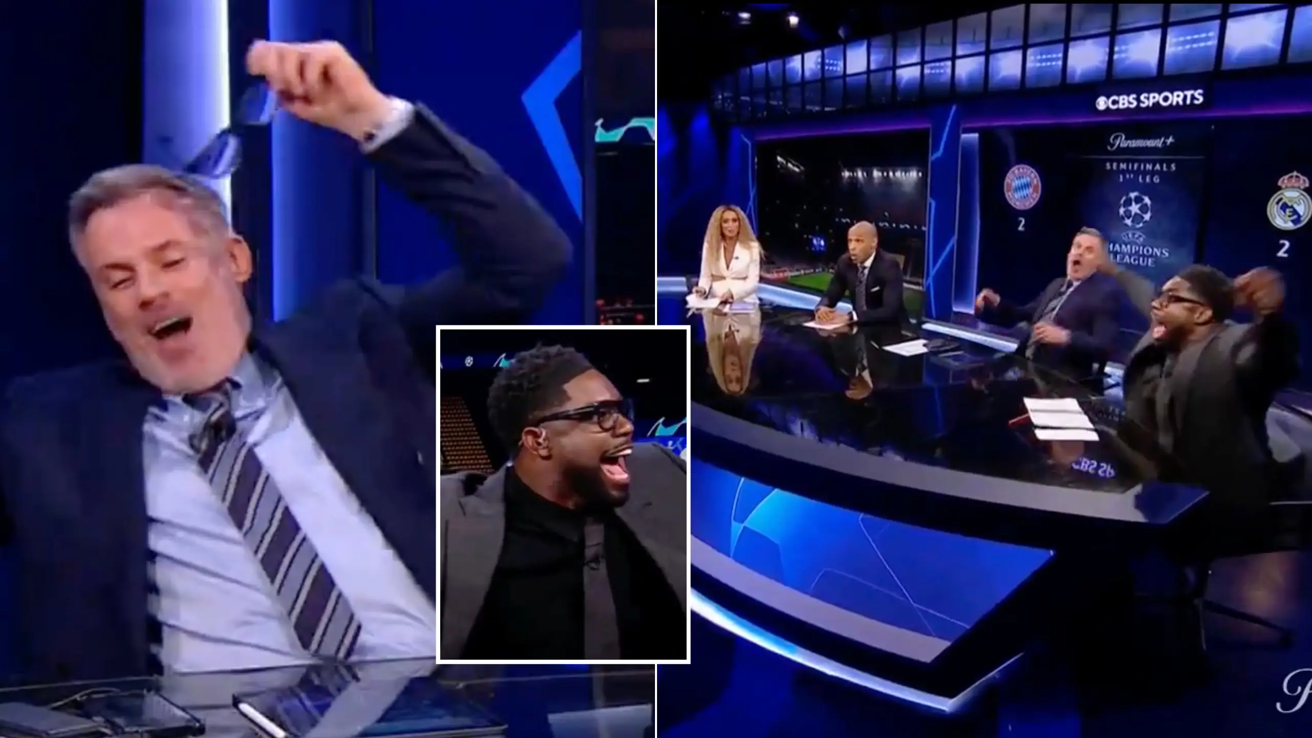 CBS studio stunned after Kate Abdo announces Jamie Carragher replacement on the panel for Dortmund vs PSG 