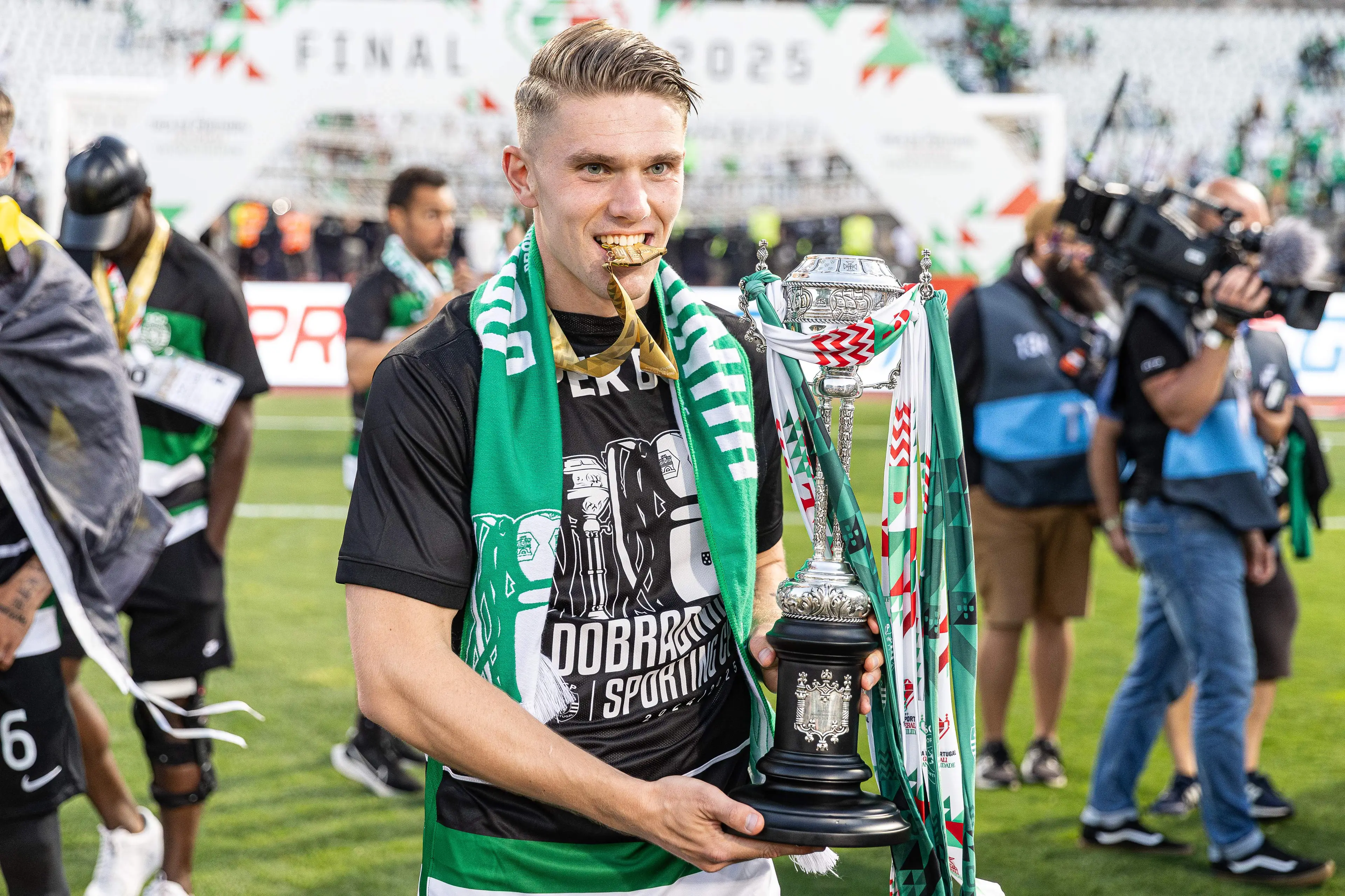 Viktor Gyokeres is expected to leave Sporting Clube de Portugal this summer (Image:Getty)
