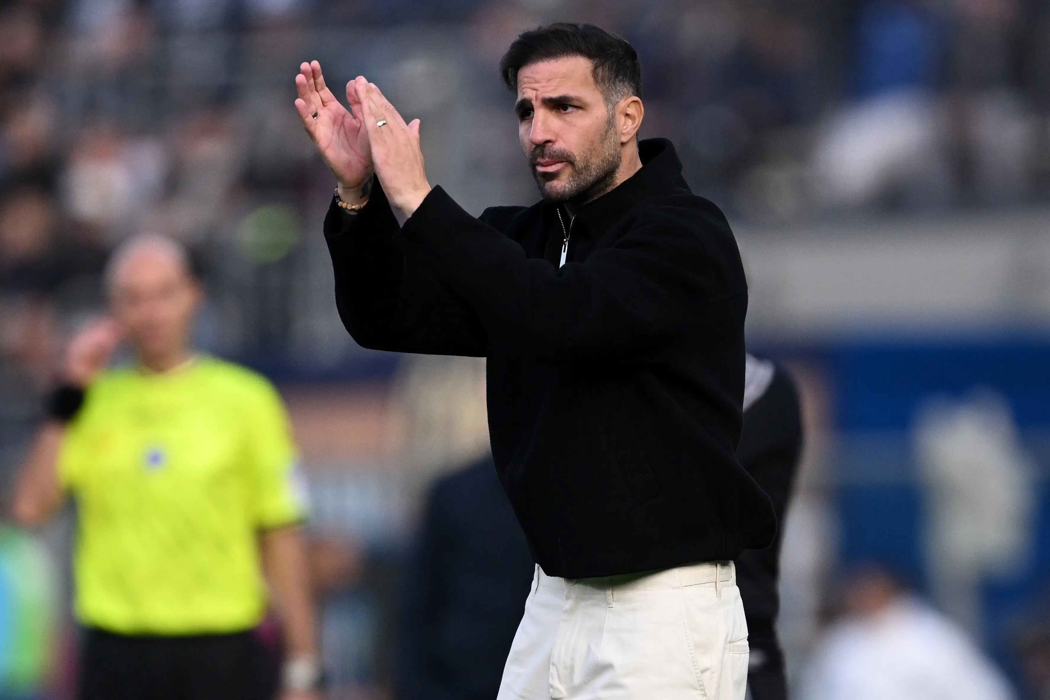 Cesc Fabregas in now in charge at Como (Image: Getty)