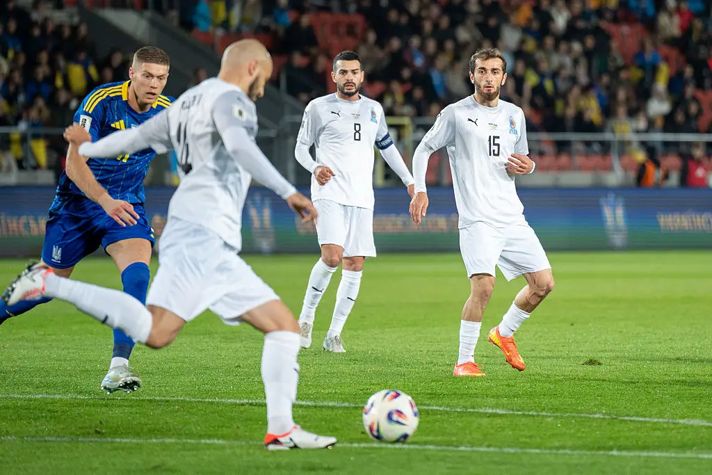 Members of the Azerbaijan national team in action (Credit:Getty)