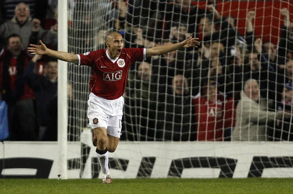 Henrik Larsson played for United between January and March 2007 (Image: Getty)