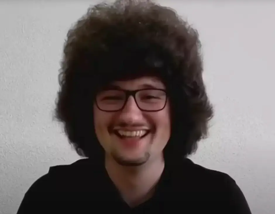 Manchester United fan Frank isn't getting a haircut until they have won five games in a row. Image: Chris Moyles Show On Radio X