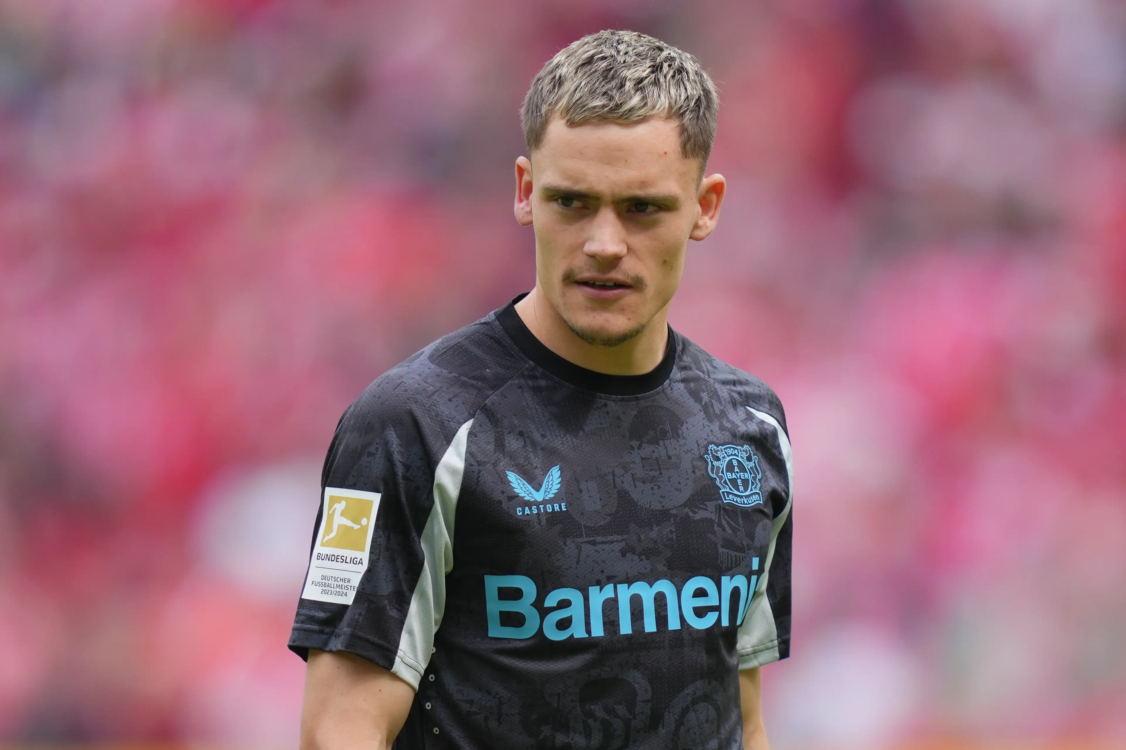 Manchester City have 'withdrawn' from the race to sign Florian Wirtz. Image: Getty 