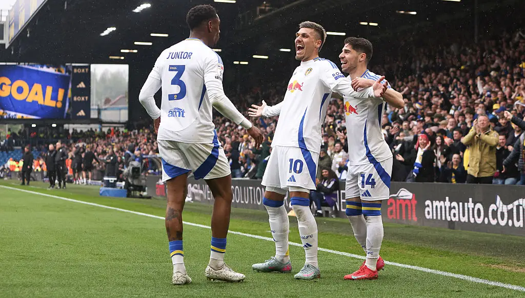 Leeds secured promotion on Monday (Credit:Getty)