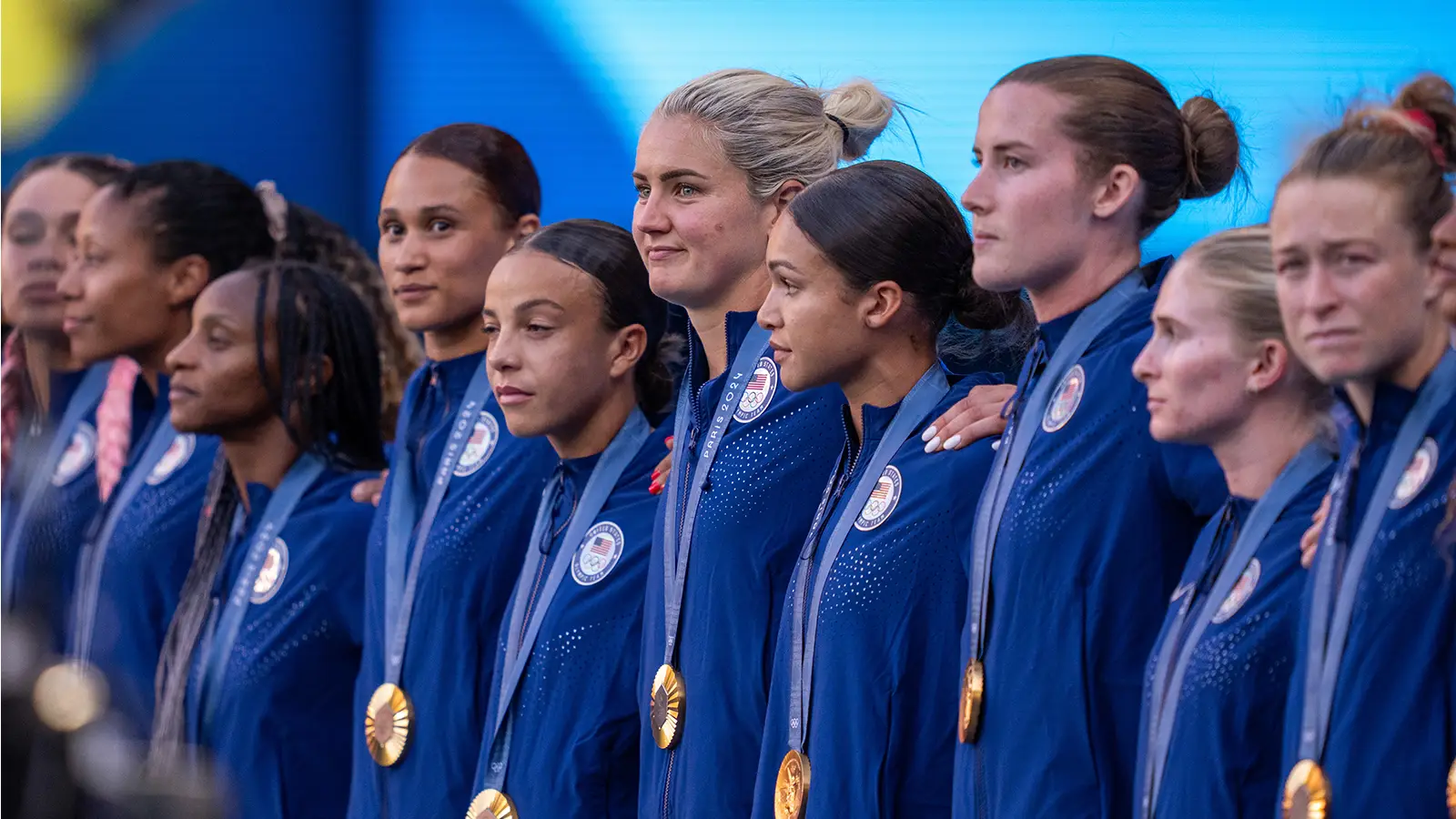 The USWNT won gold in women's football at Paris 2024 (Image: Getty)