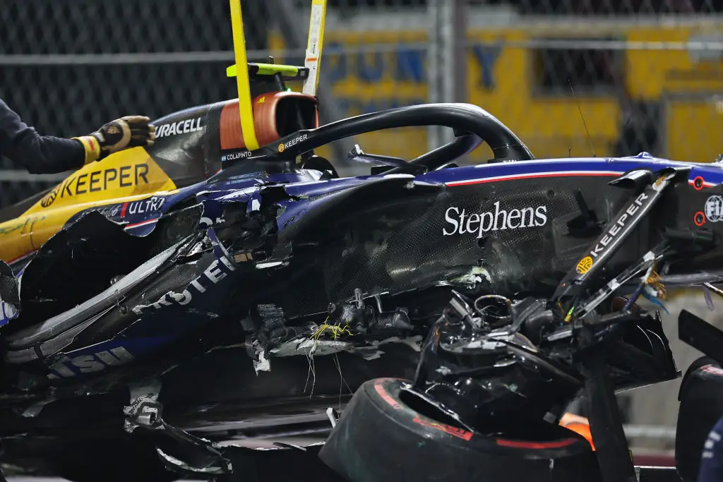 Franco Colapinto was involved in a crash (Credit:Getty)