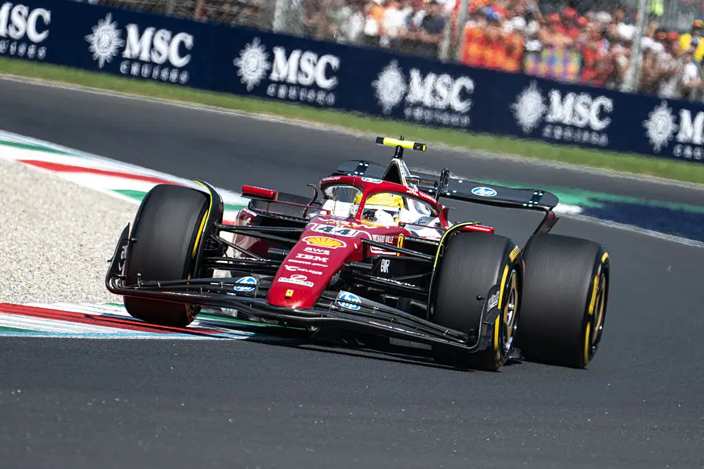Hamilton will start the Italian GP from tenth on the grid (Image: Getty)