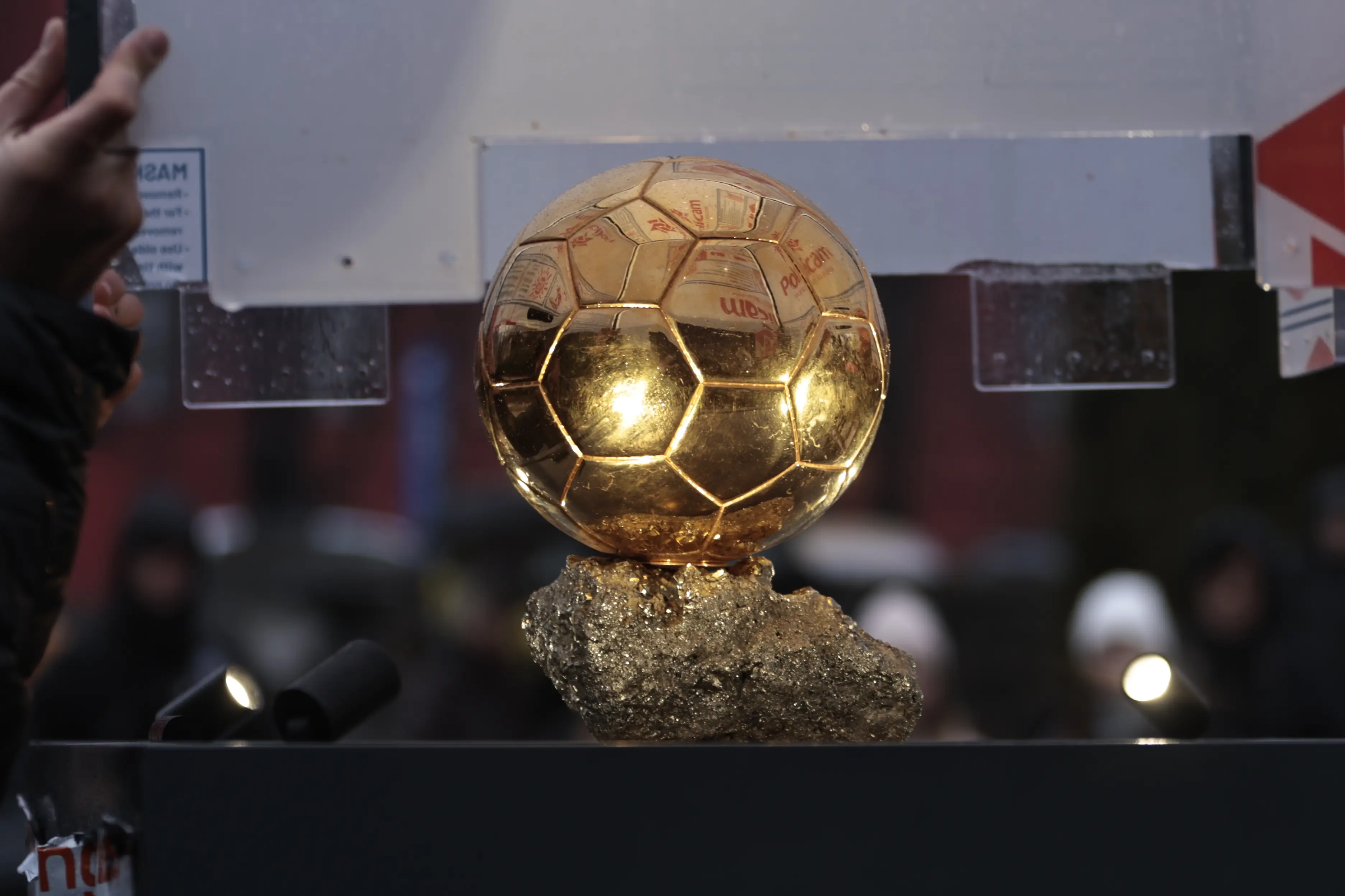 The Ballon d'Or trophy will be handed out on Monday night. Image: Getty