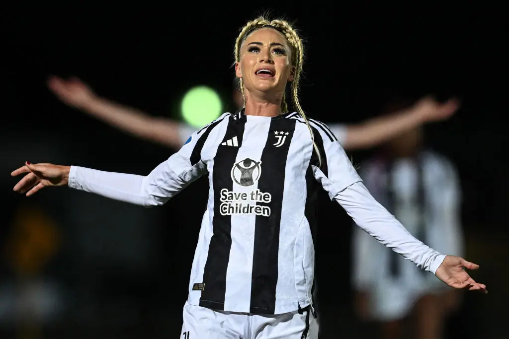 Alisha Lehmann plays for Juventus (Credit:Getty)