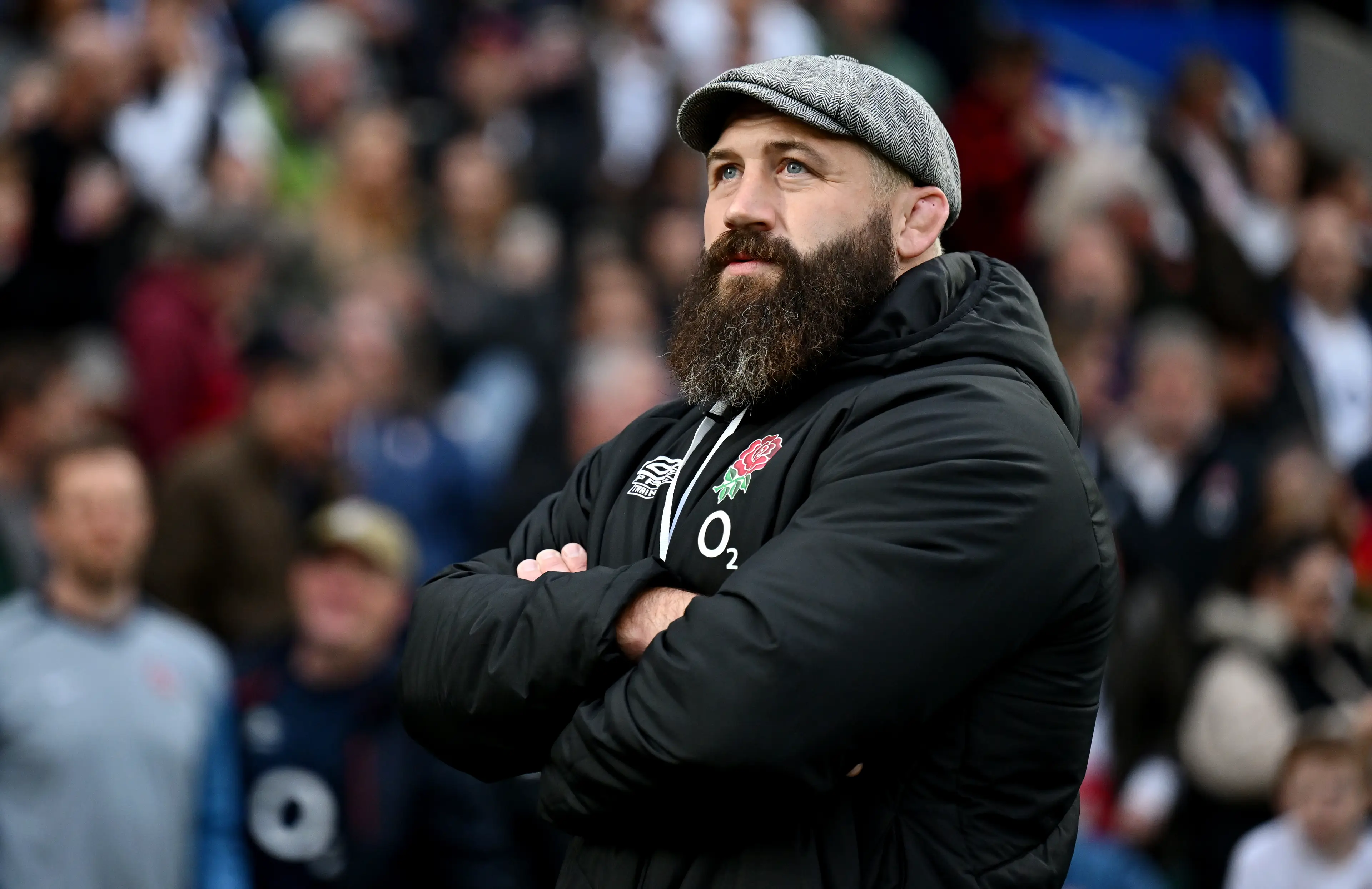  Joe Marler of England looks on prior to the Autumn Nations Series 2024 match between England and New Zealand All Blacks (Getty Images)