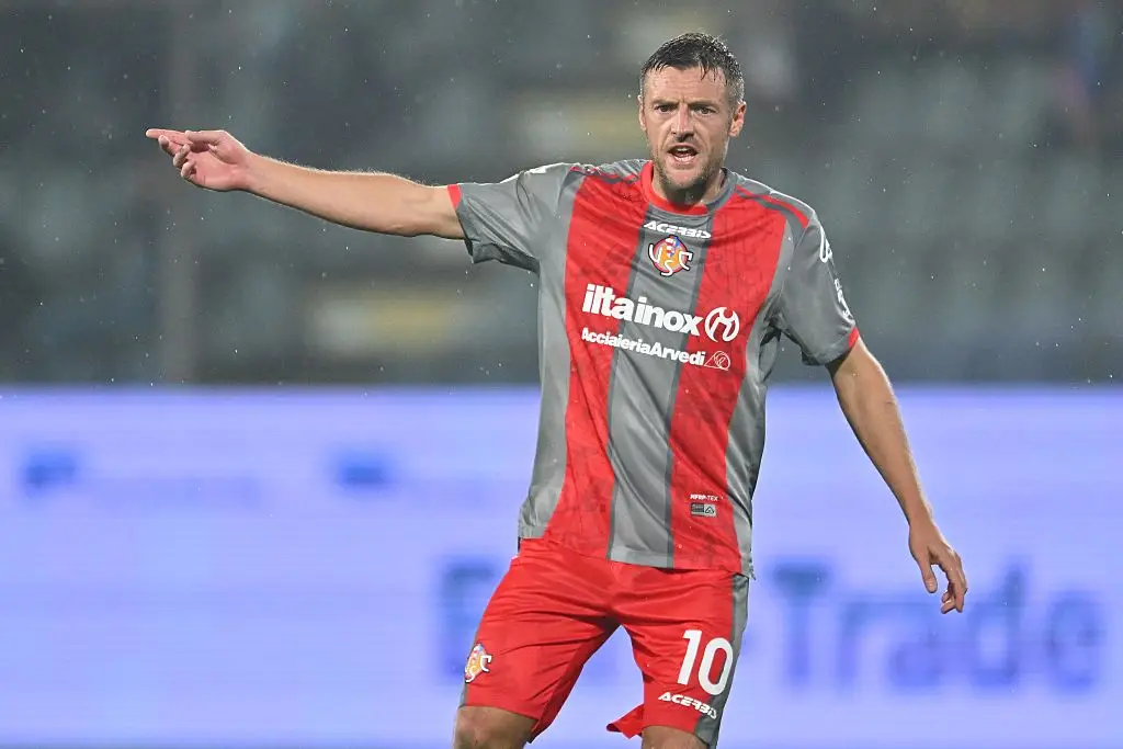 Jamie Vardy was handed his first Serie A start on Monday. (Image: Marco M. Mantovani/Getty Images)