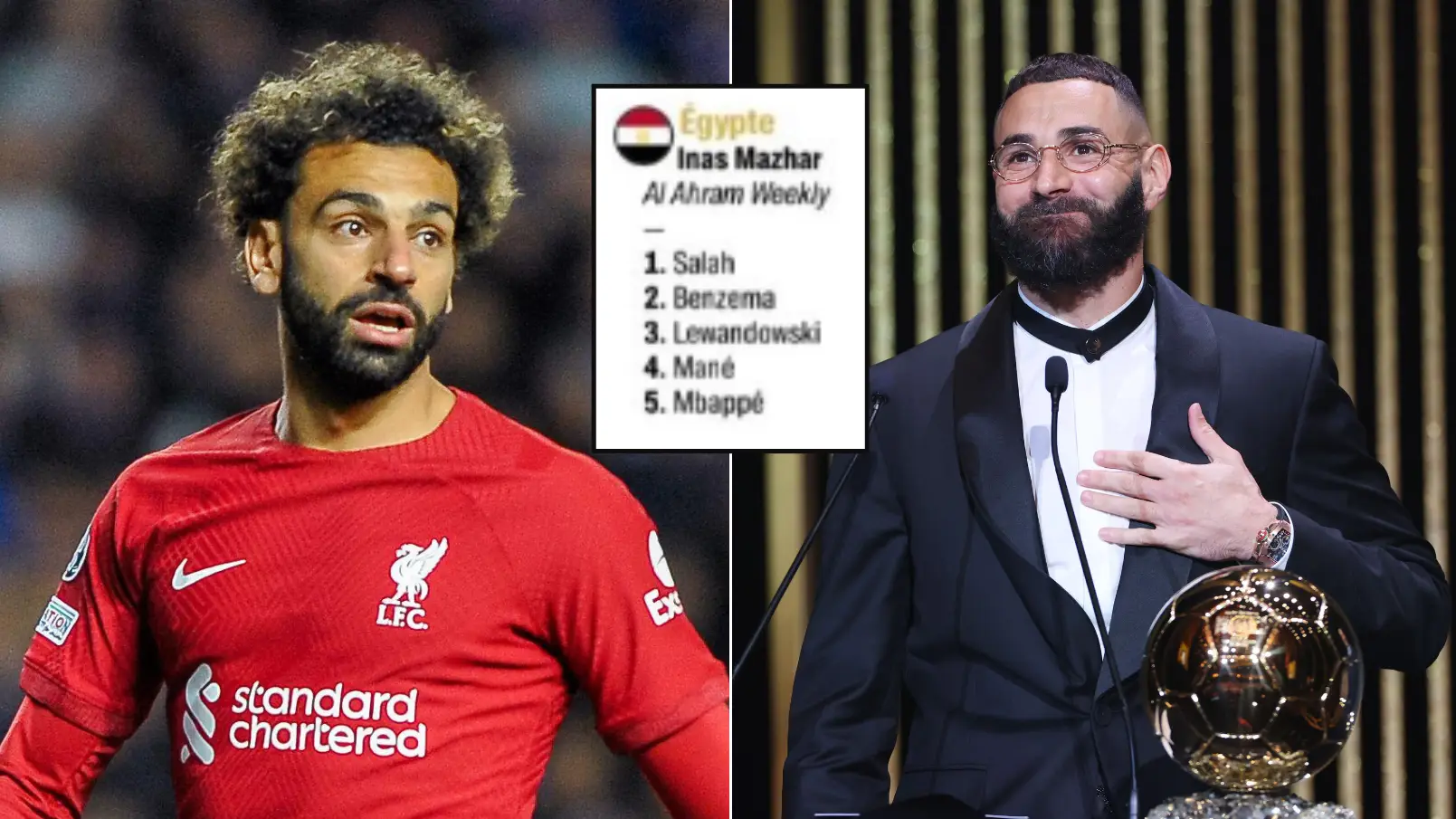 Only FOUR journalists didn't vote Karim Benzema first for the Ballon d'Or