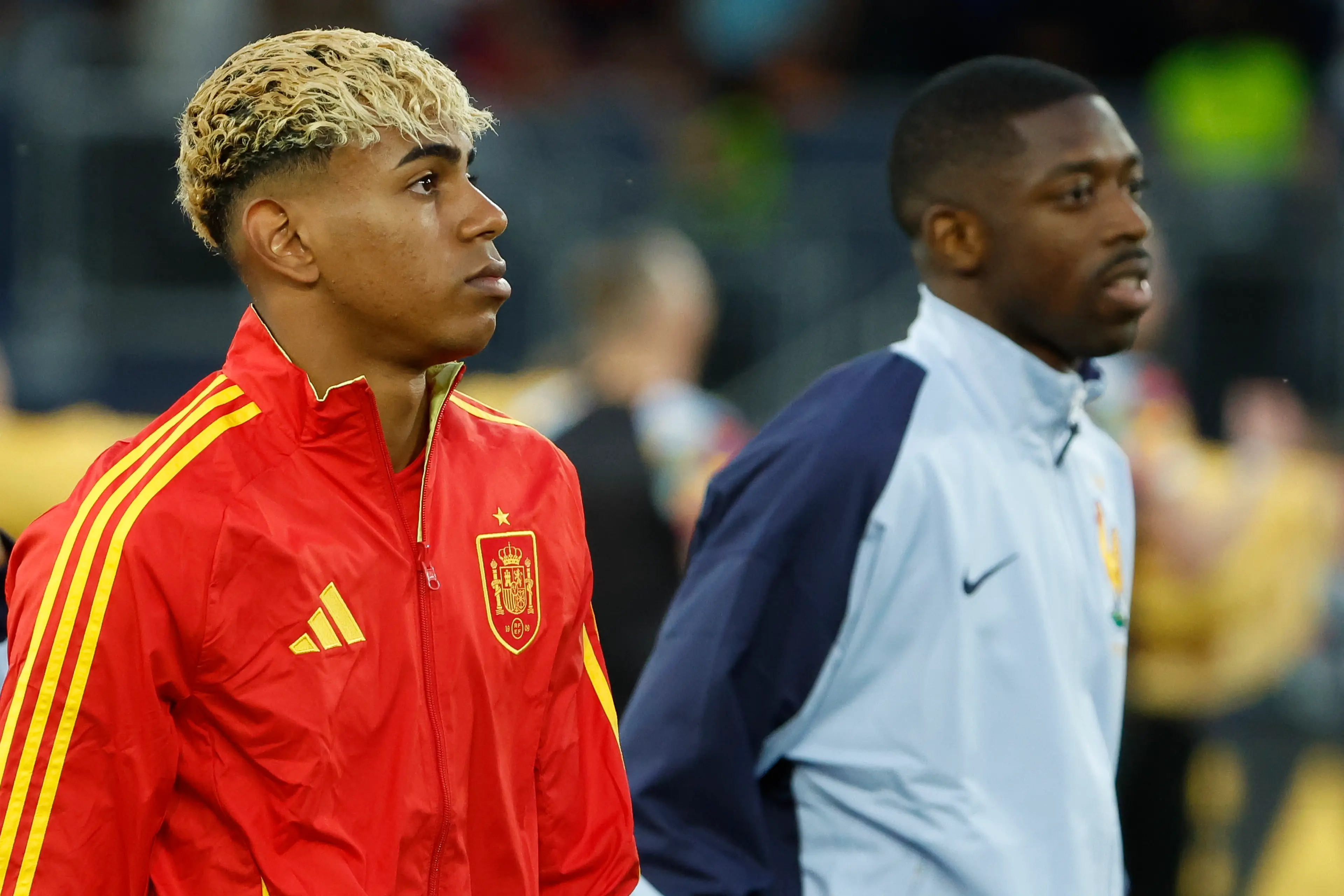 Ousmane Dembele and Lamine Yamal are the frontrunners for the award. (Image: Jean Catuffe / Contributor via Getty)