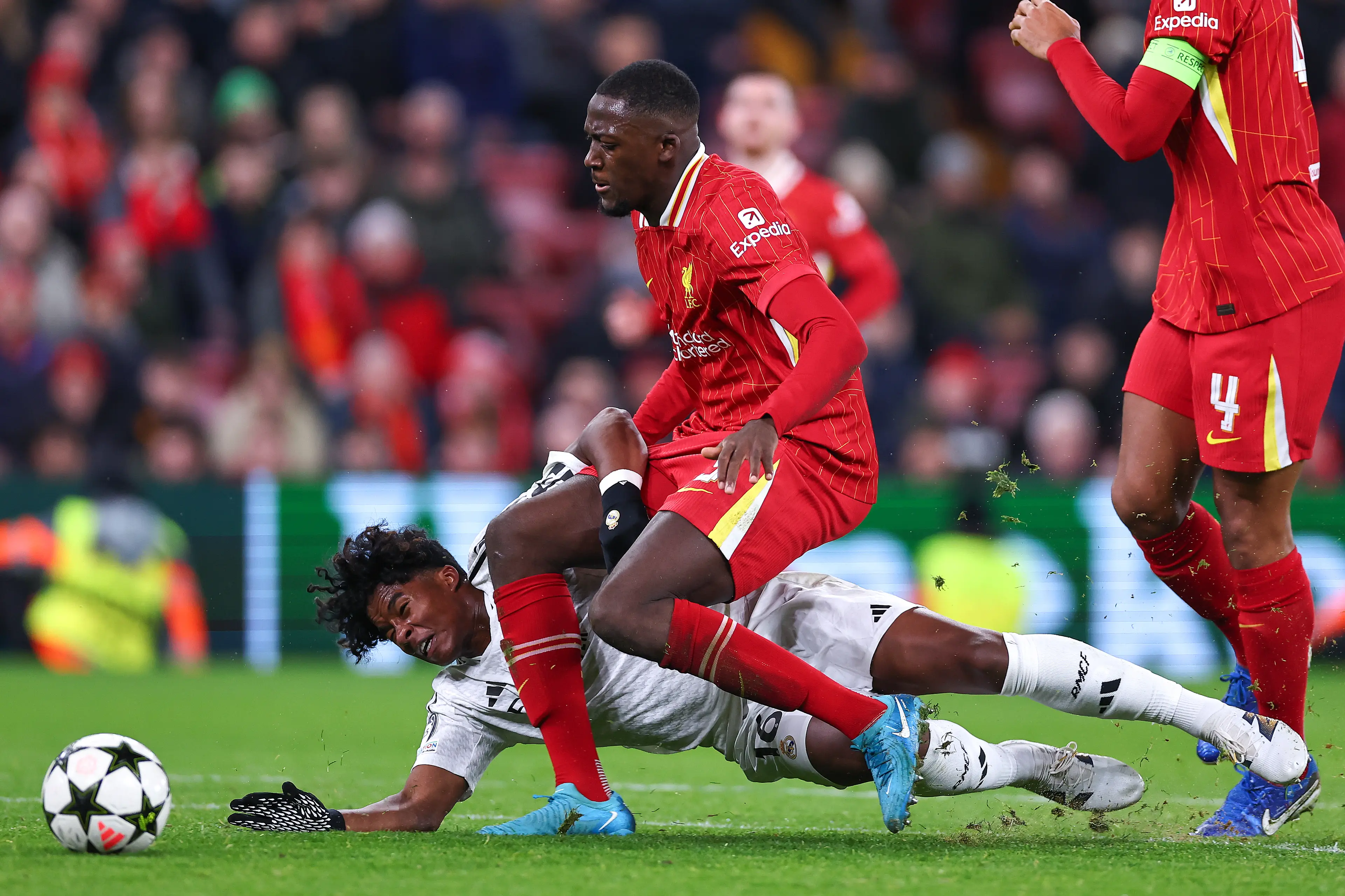 Ibrahima Konate playing Real Madrid. Image: Robbie Jay Barratt - AMA / Contributor via Getty