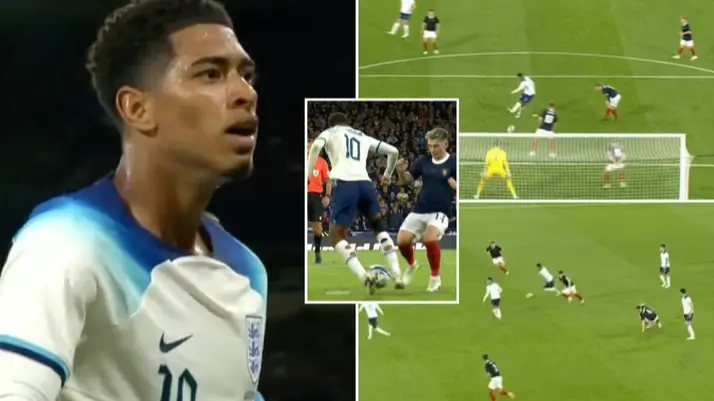Jude Bellingham compilation from Scotland win could be the best ever from an England midfielder