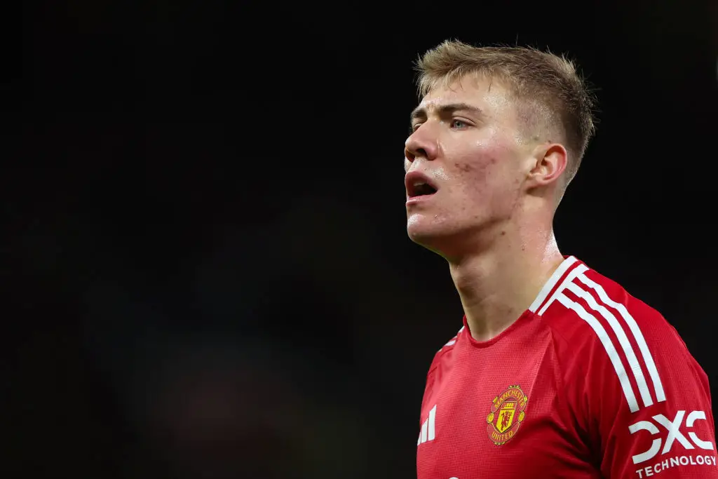Rasmus Hojlund has struggled since joining Man Utd. (Image: Getty) 