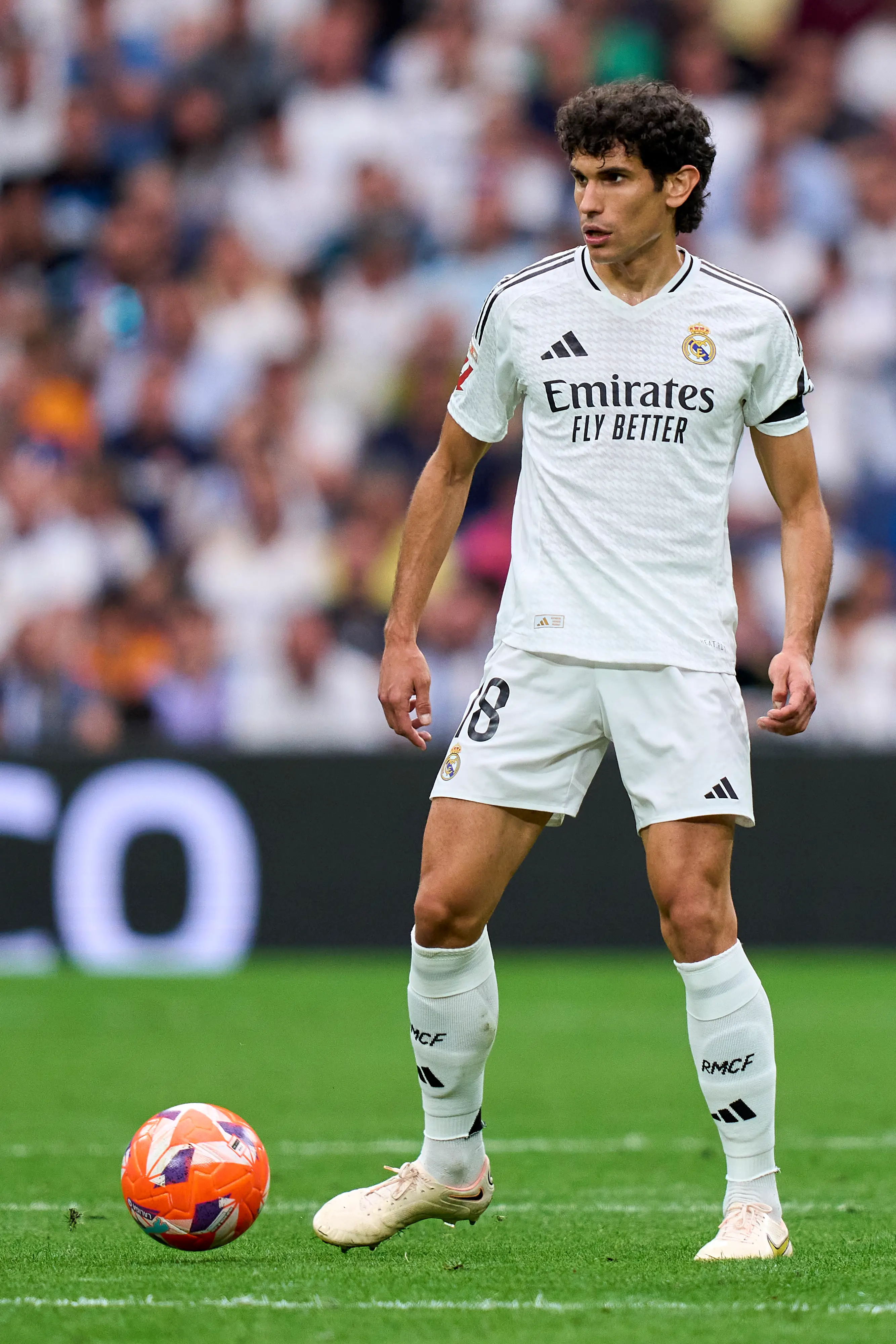 Jesus Vallejo played just four times in his final season with Real. Image: Getty