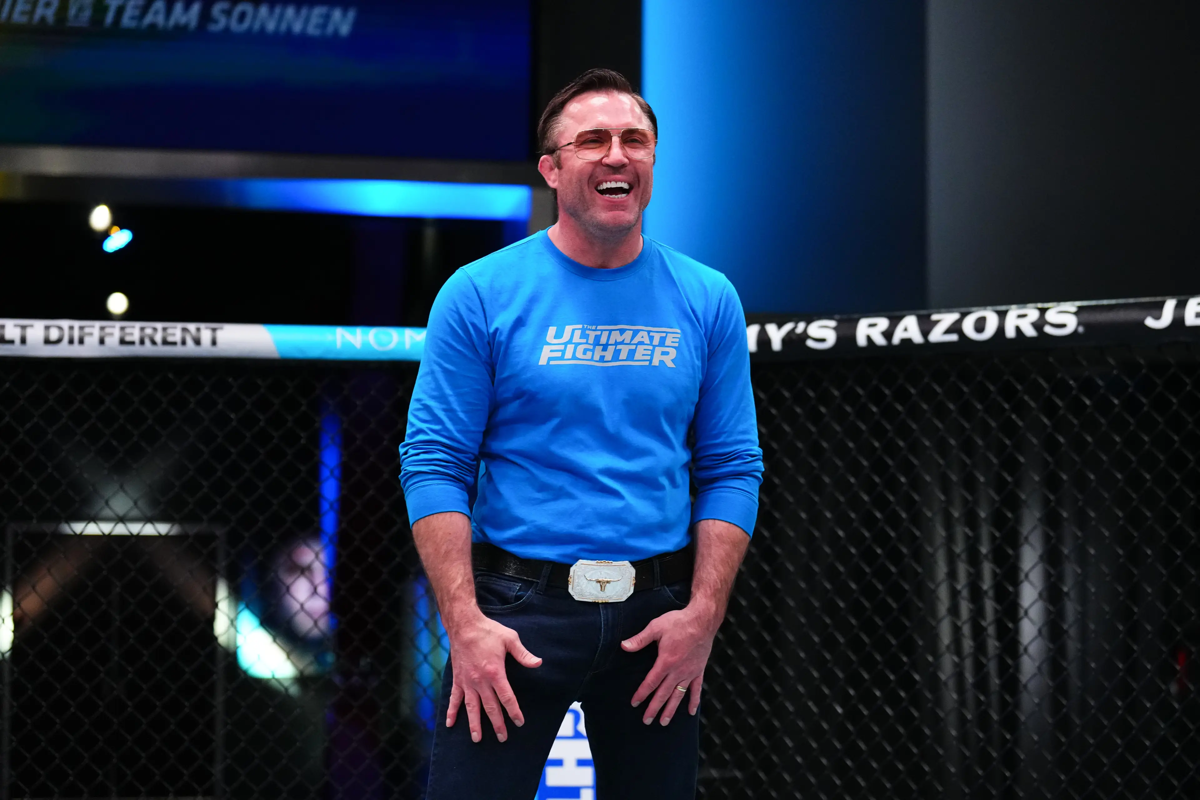Chael Sonnen has given his view on Tom Aspinall's fight against Ciryl Gane. (Image: Getty)