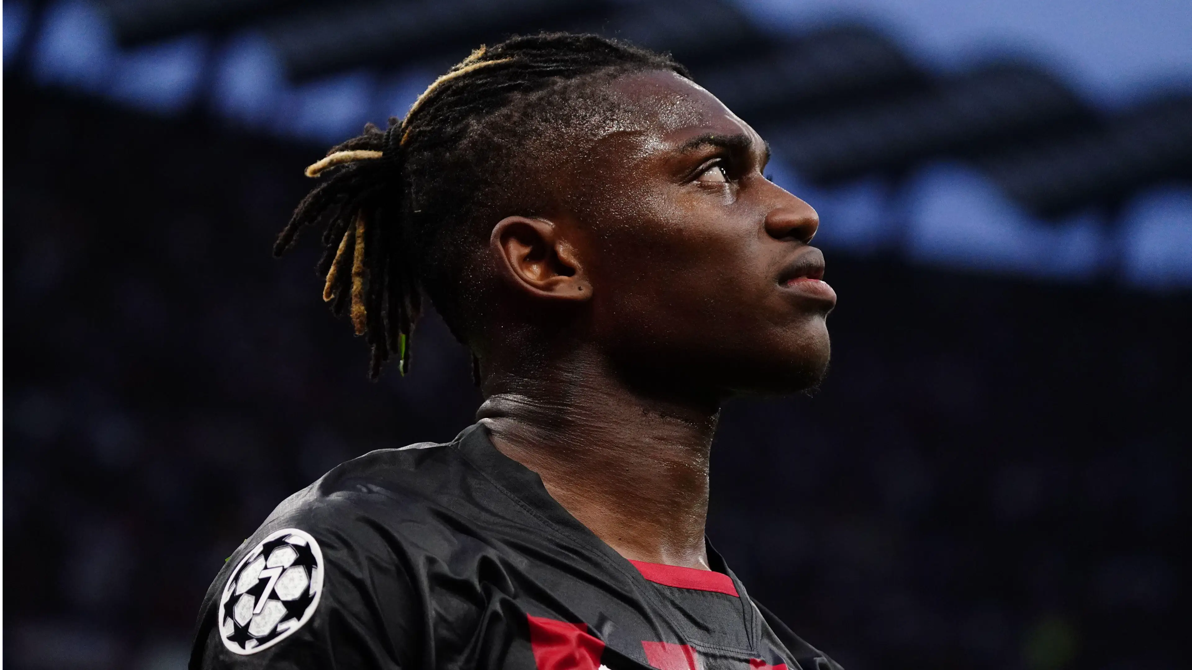 Rafael Leao for AC Milan in the Champions League. (Alamy)