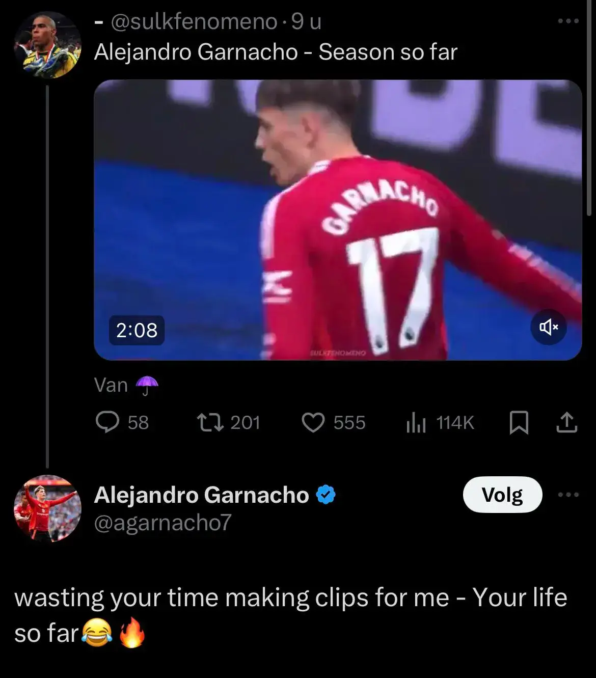 Image credit: X/@sulkfenomeno - X/@agarnacho7