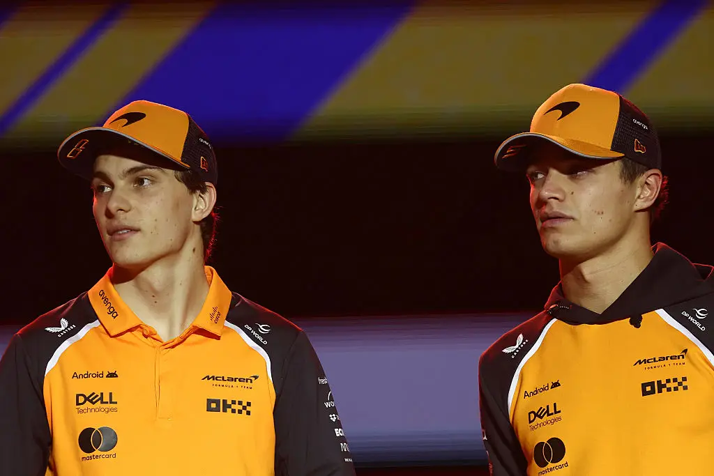 The rivalry between McLaren teammates Lando Norris and Oscar Piastri was a key part of the 2025 F1 season. (Image: Jakub Porzycki/NurPhoto via Getty Images)