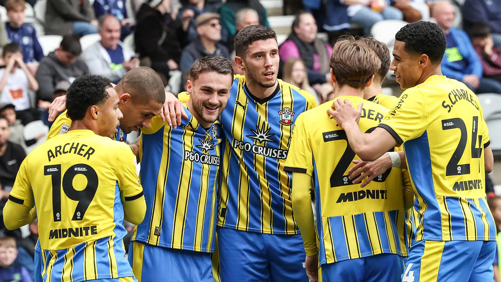 Southampton players were said to be furious at the EFL's decision (Image: Getty)