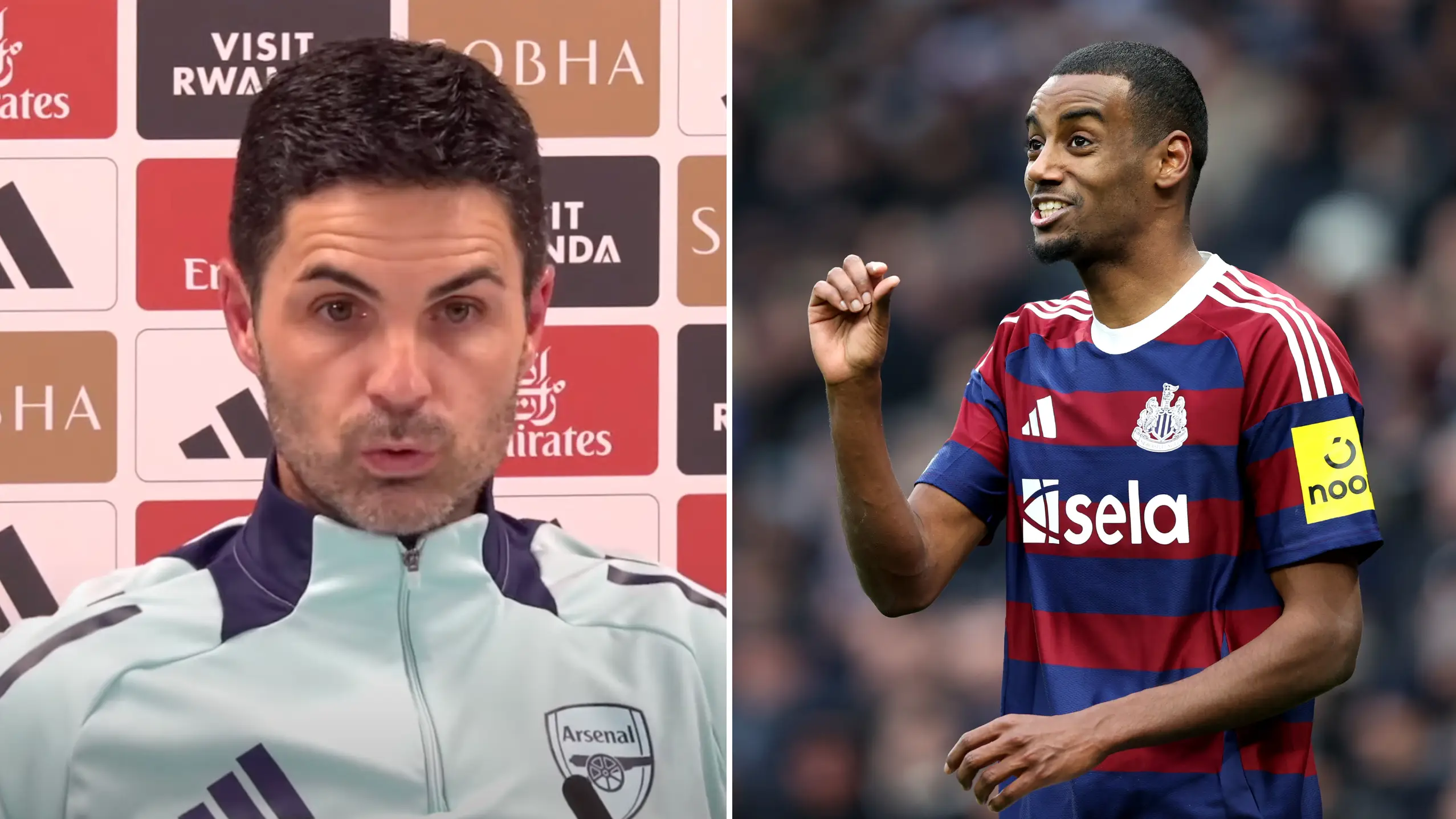 Mikel Arteta drops huge Alexander Isak transfer hint ahead of Carabao Cup clash with Newcastle United