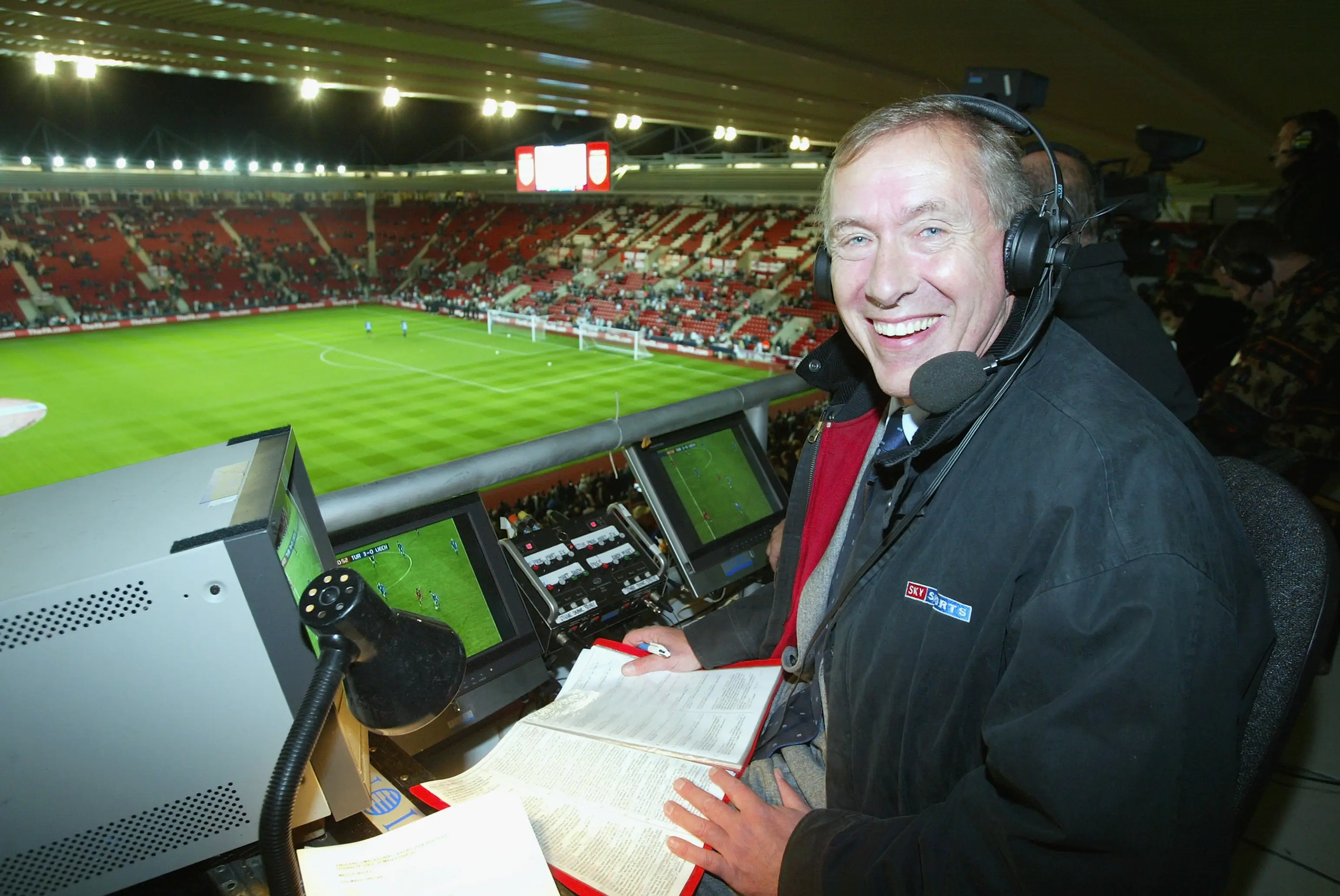 Martin Tyler worked as a commentator for Sky Sports for 33 years. Image: Getty 