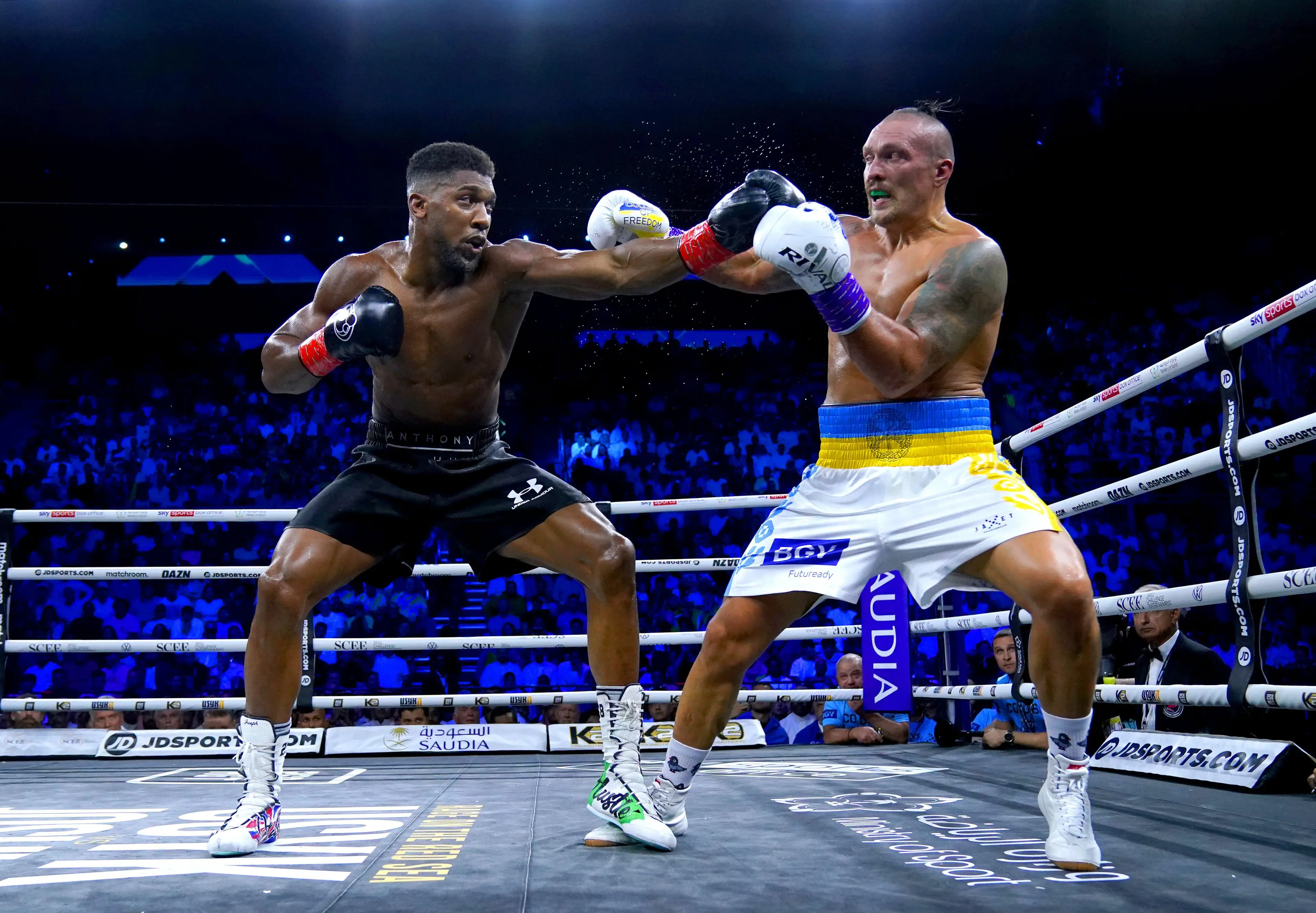 Usyk beat Joshua in Saudi Arabia last month (Image: Alamy)