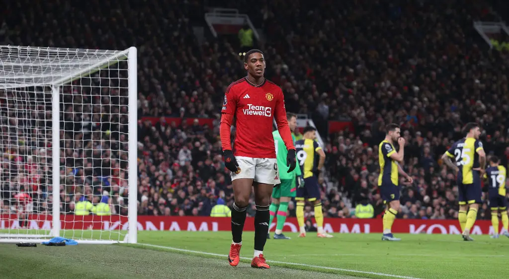 Anthony Martial made his last appearance for Manchester United during the 3-0 Premier League loss to Bournemouth on December 09, 2023. (Image: Getty)