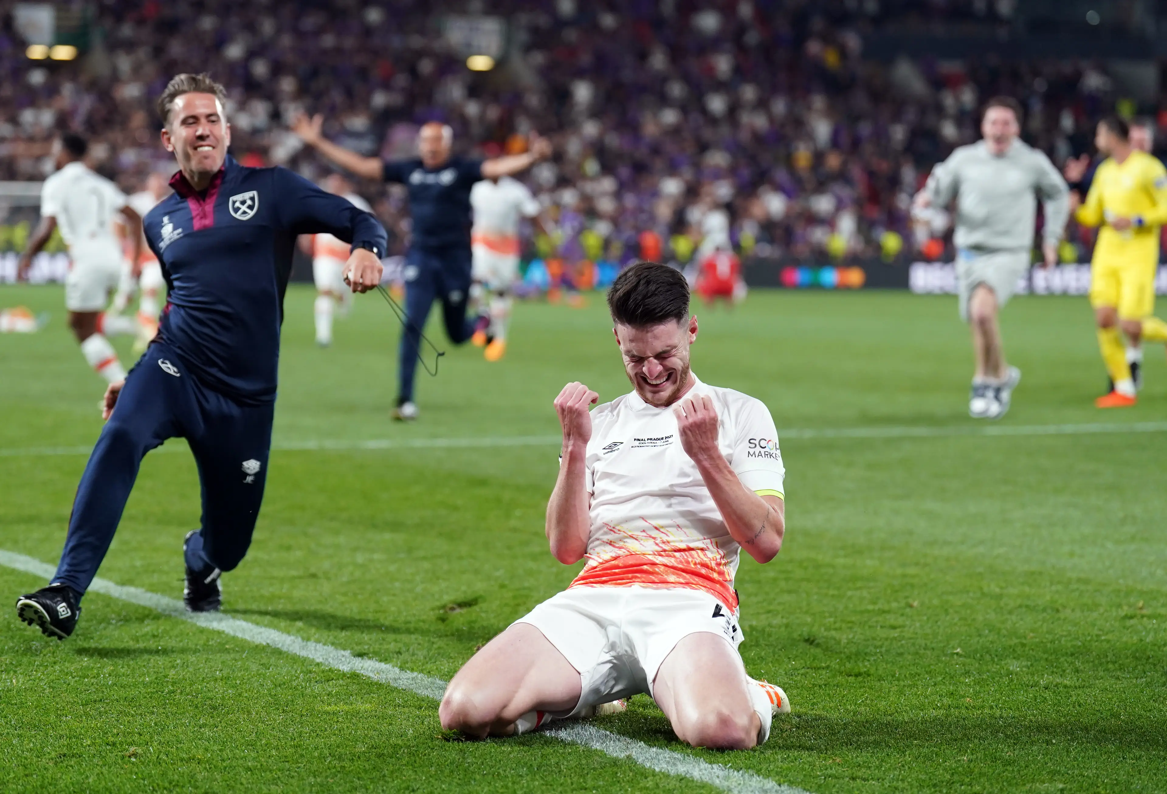Rice's last game for West Ham was the Europa Conference League final. Image: PA Images