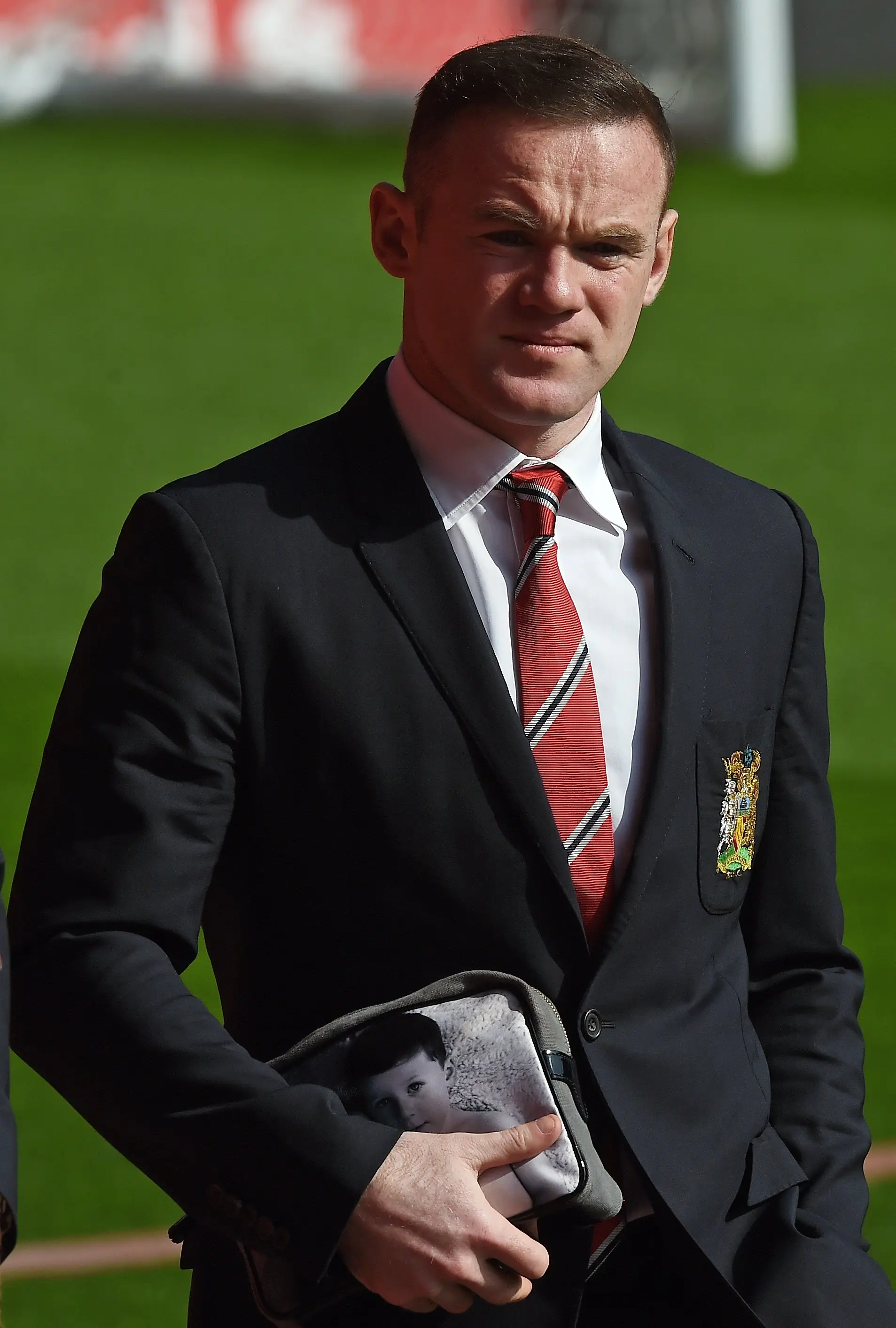 Manchester United regularly wore club suits for away games. Image: Getty