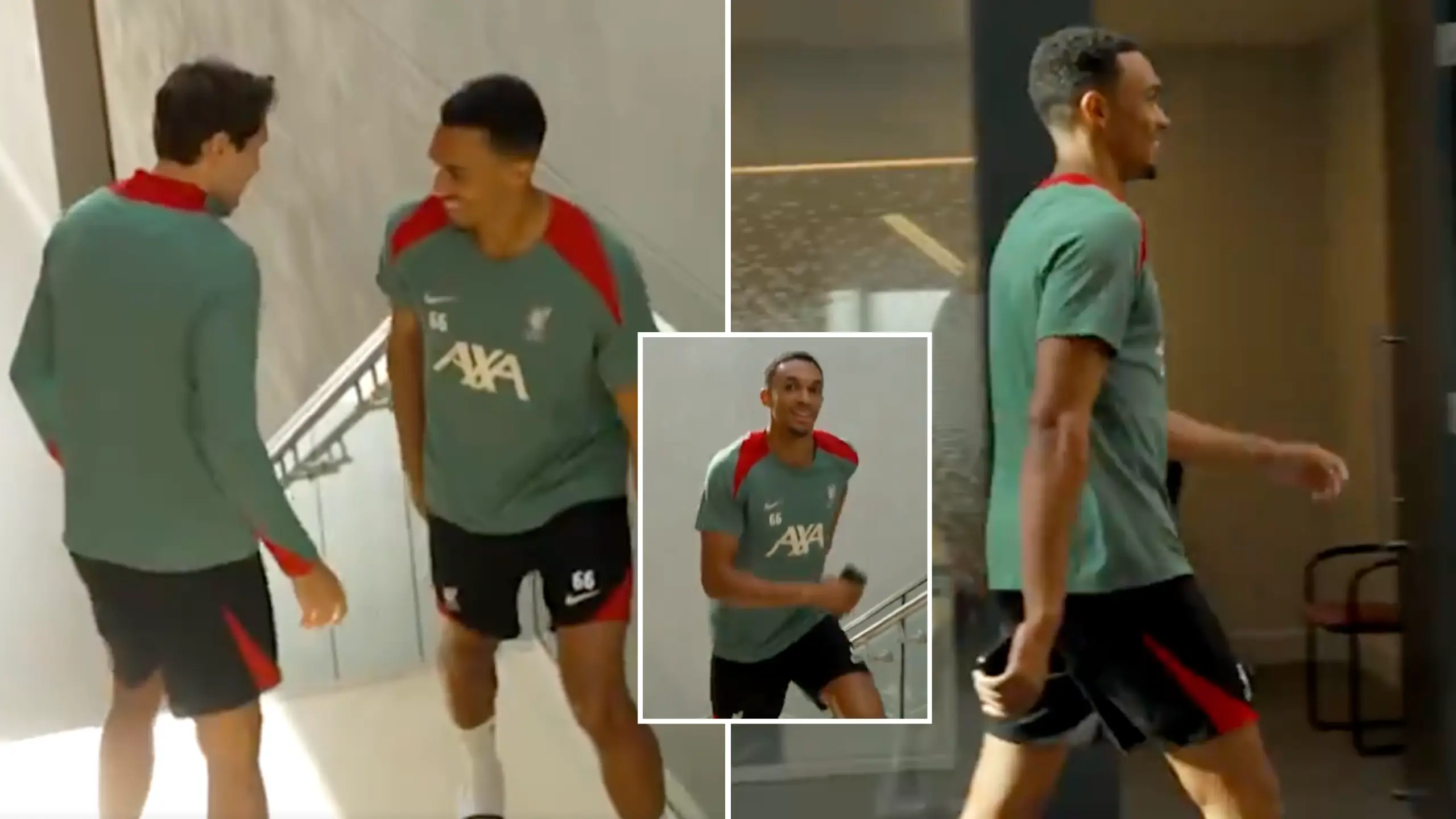 Trent Alexander-Arnold's first meeting with Federico Chiesa has got Liverpool fans talking after concerning Brentford footage