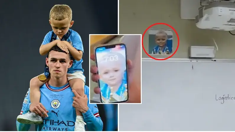 Phil Foden's four-year old son has become a viral sensation in South America