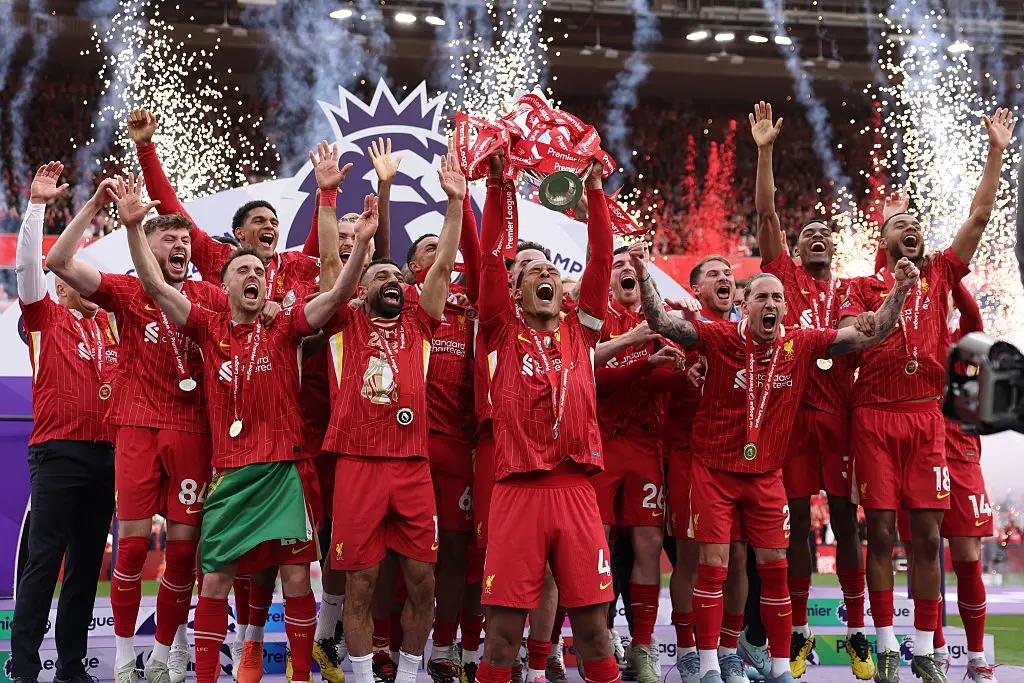 Liverpool lifted the Premier League yesterday (Credit:Getty)