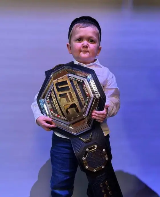 Hasbulla attended UFC 280 in Abu Dhabi (Image: Instagra/Hasbulla_)