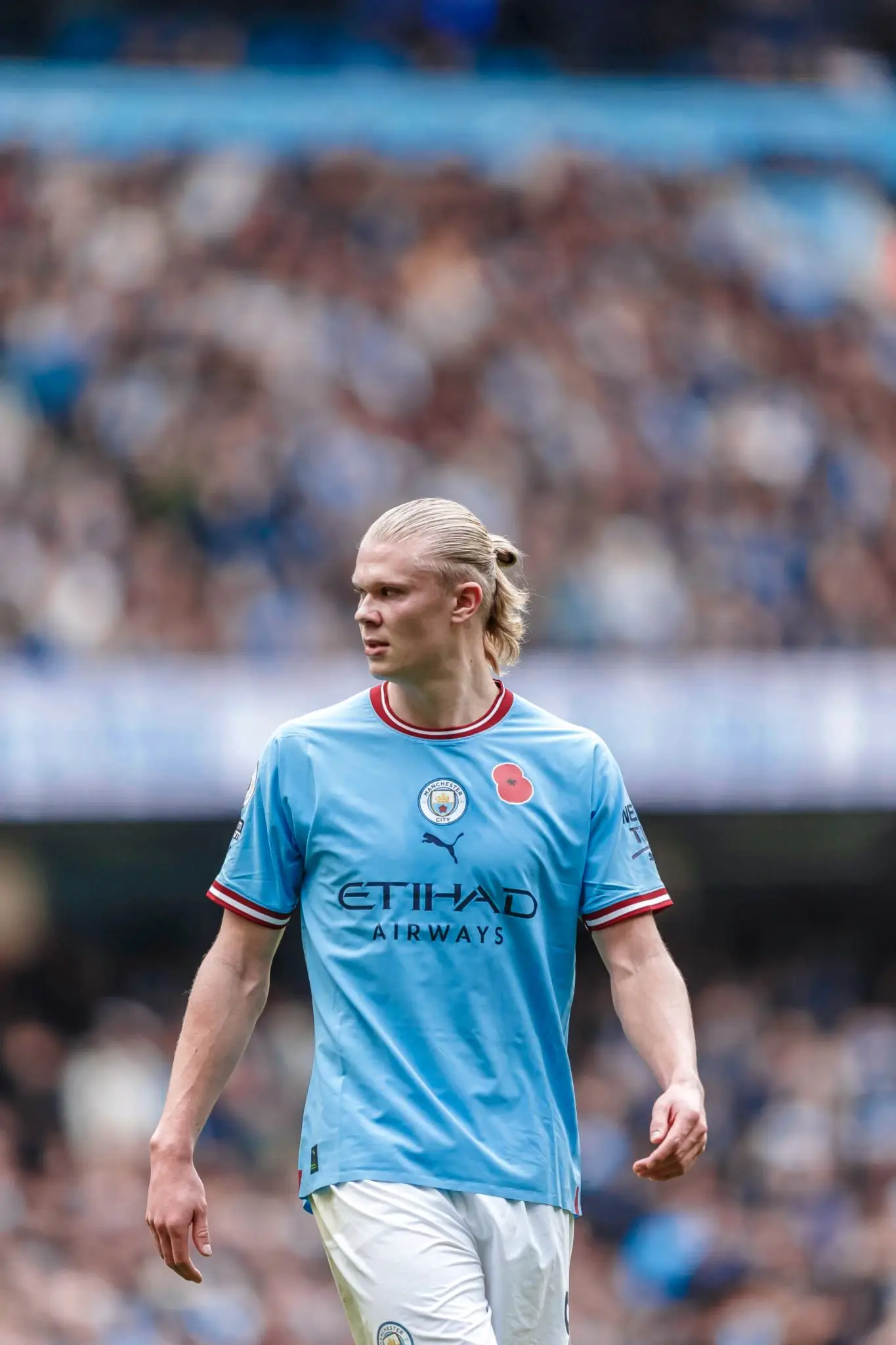 Erling Haaland in action against Brentford (Alamy)