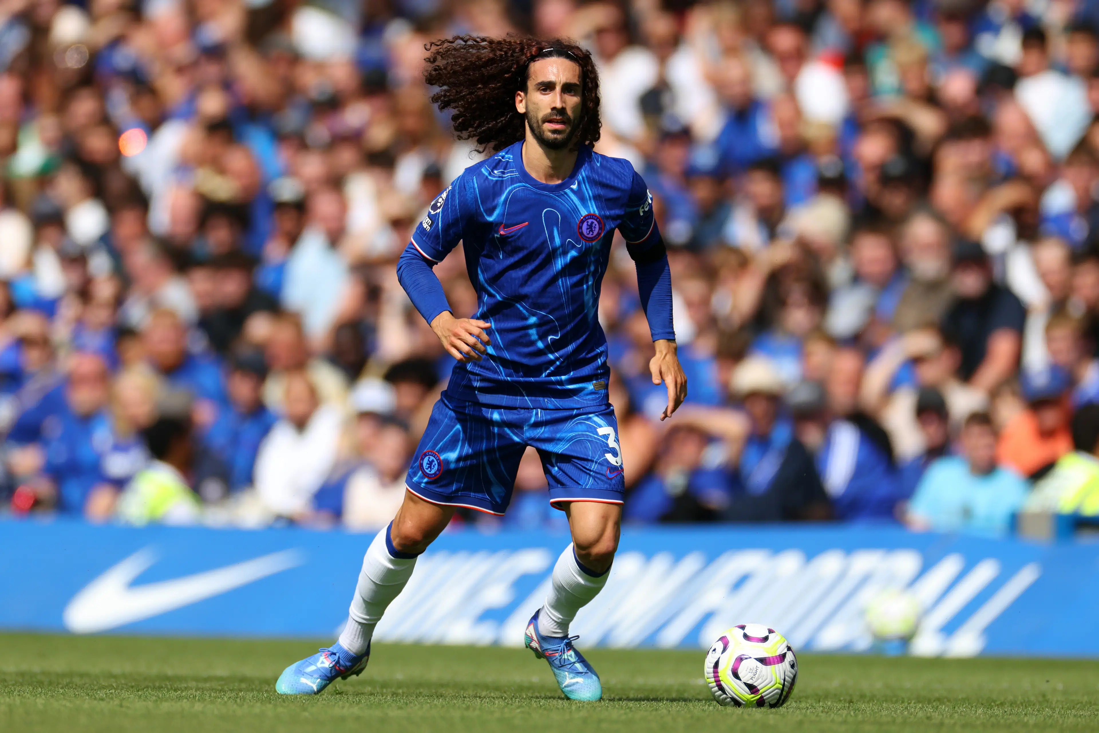 Marc Cucurella in action for Chelsea. Image: Getty 