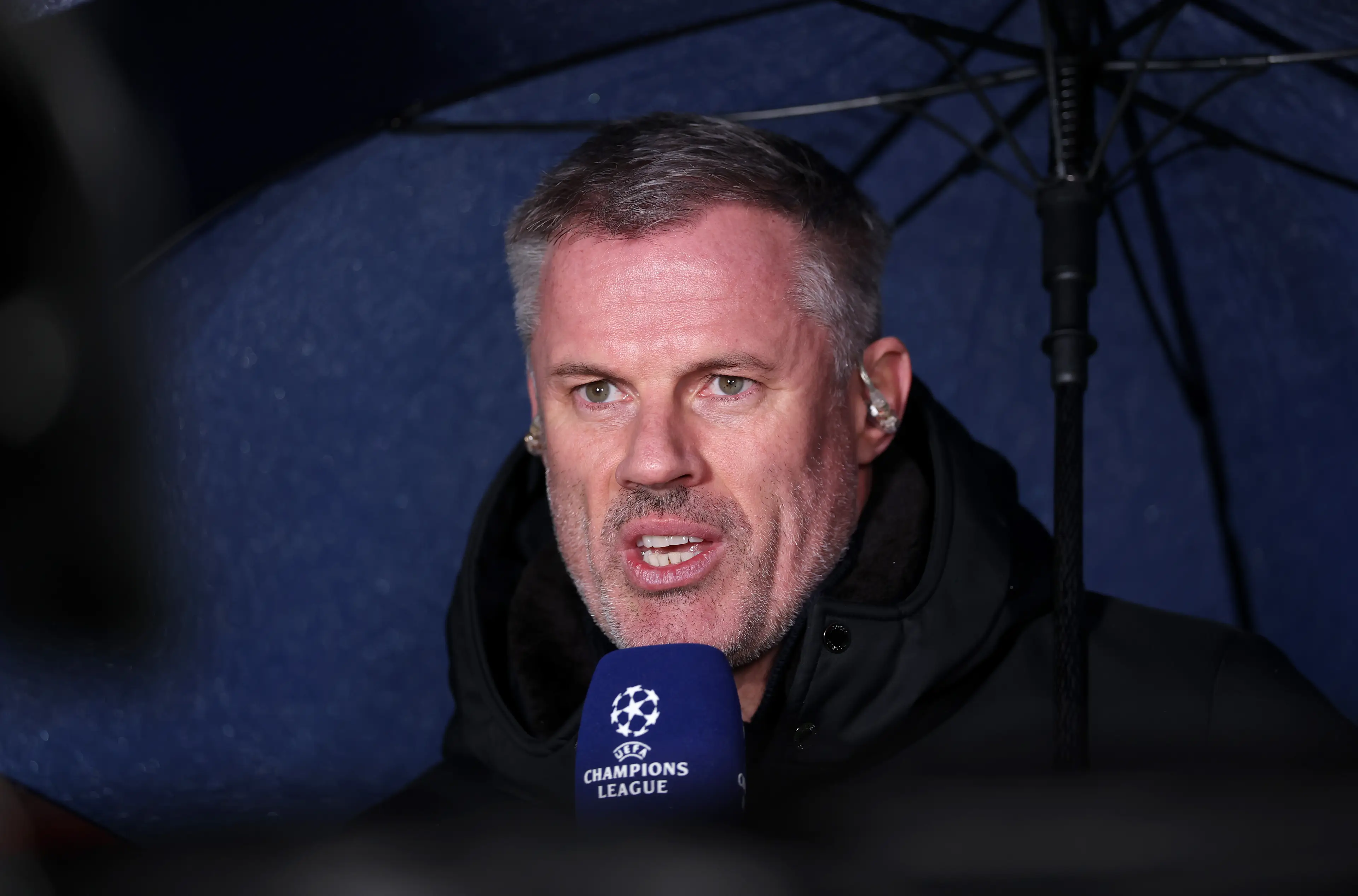 Jamie Carragher issued an apology to Mohamed Salah on Tuesday's CBS Sports show. Image: Getty 