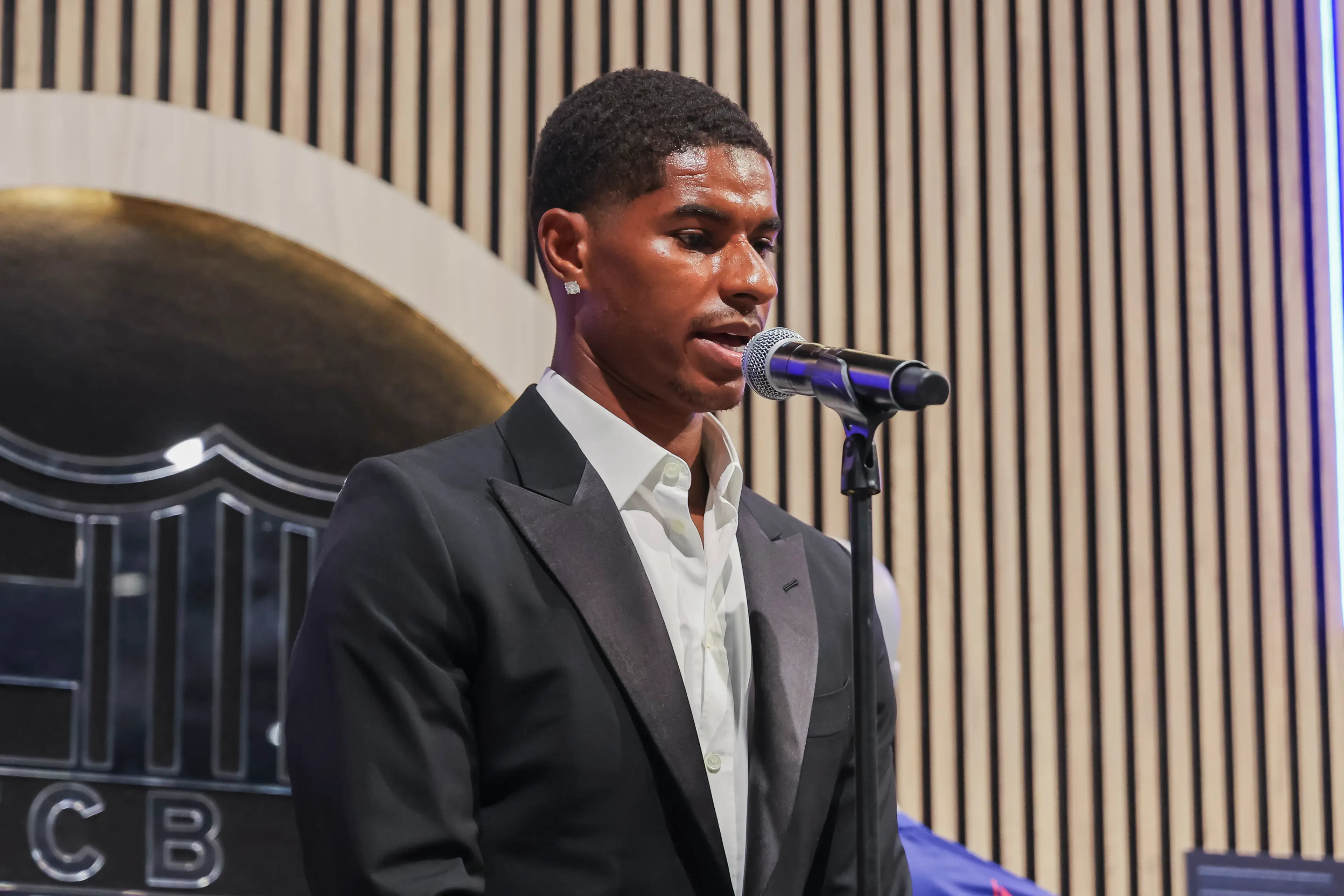 Rashford refused to criticise his boyhood club. Image: Getty