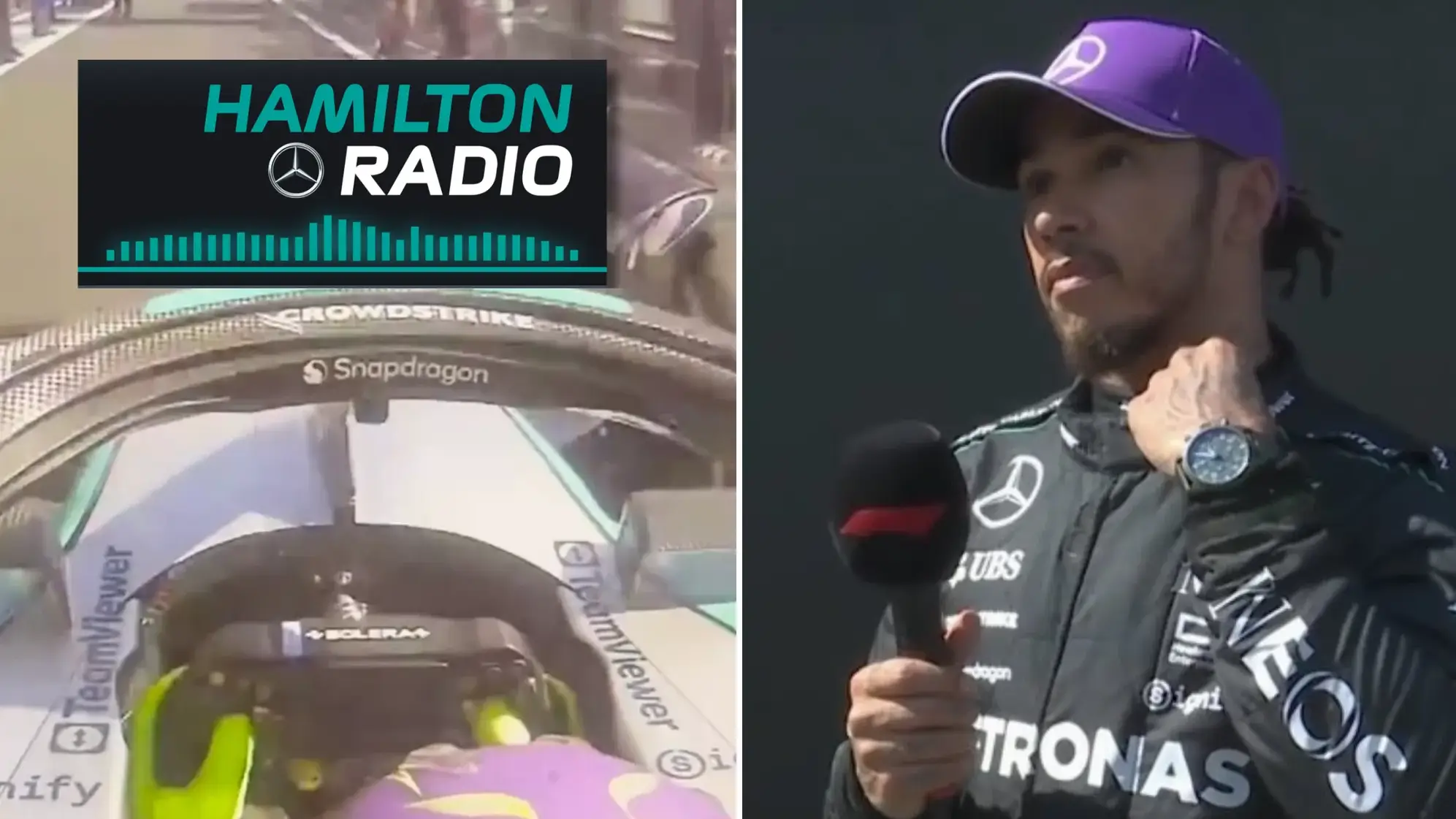 Lewis Hamilton's post-race radio immediately after crossing line at Belgian Grand Prix speaks volumes