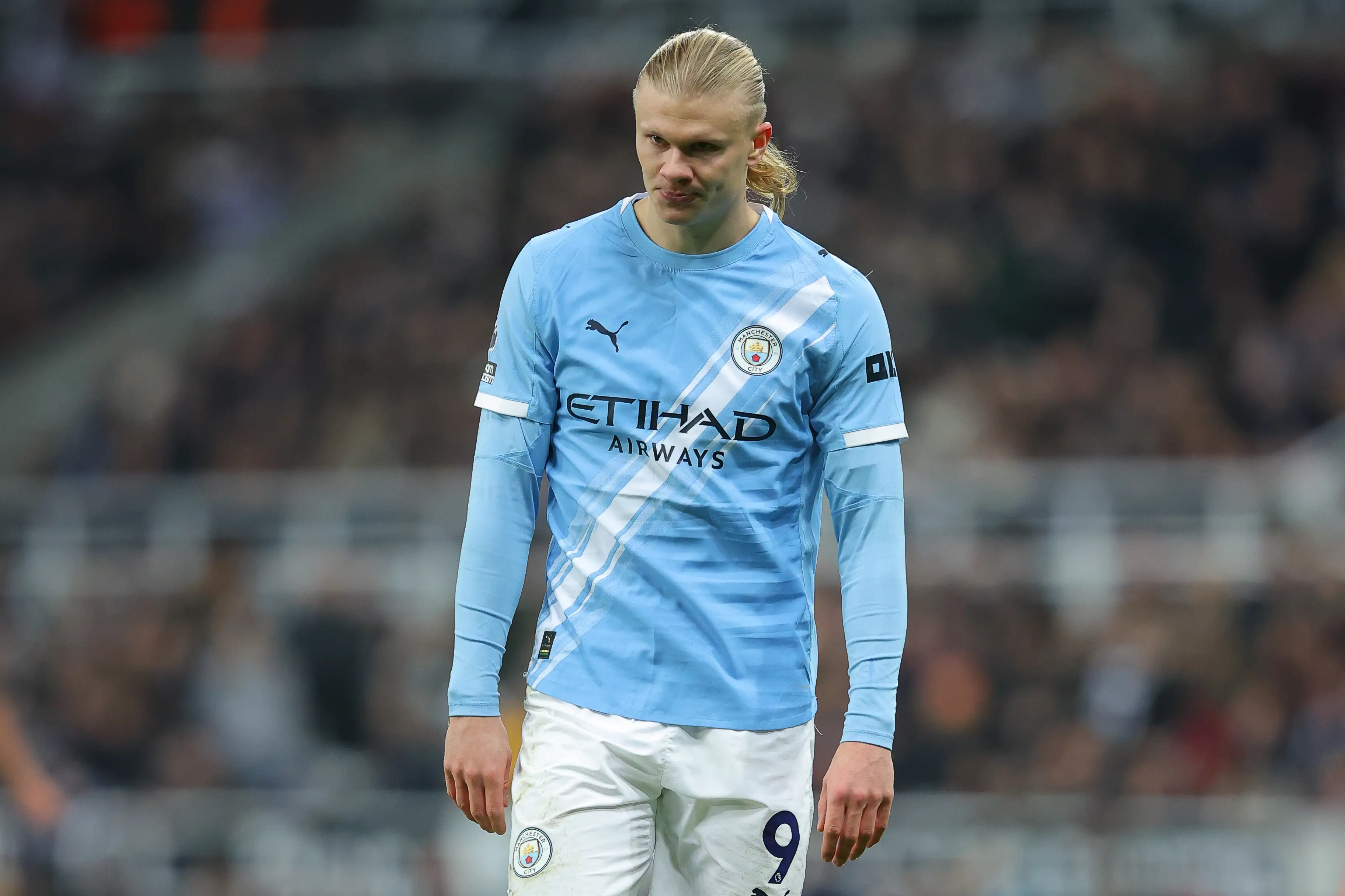 Haaland is Real's first-choice to replace Vinicius. Image: Getty