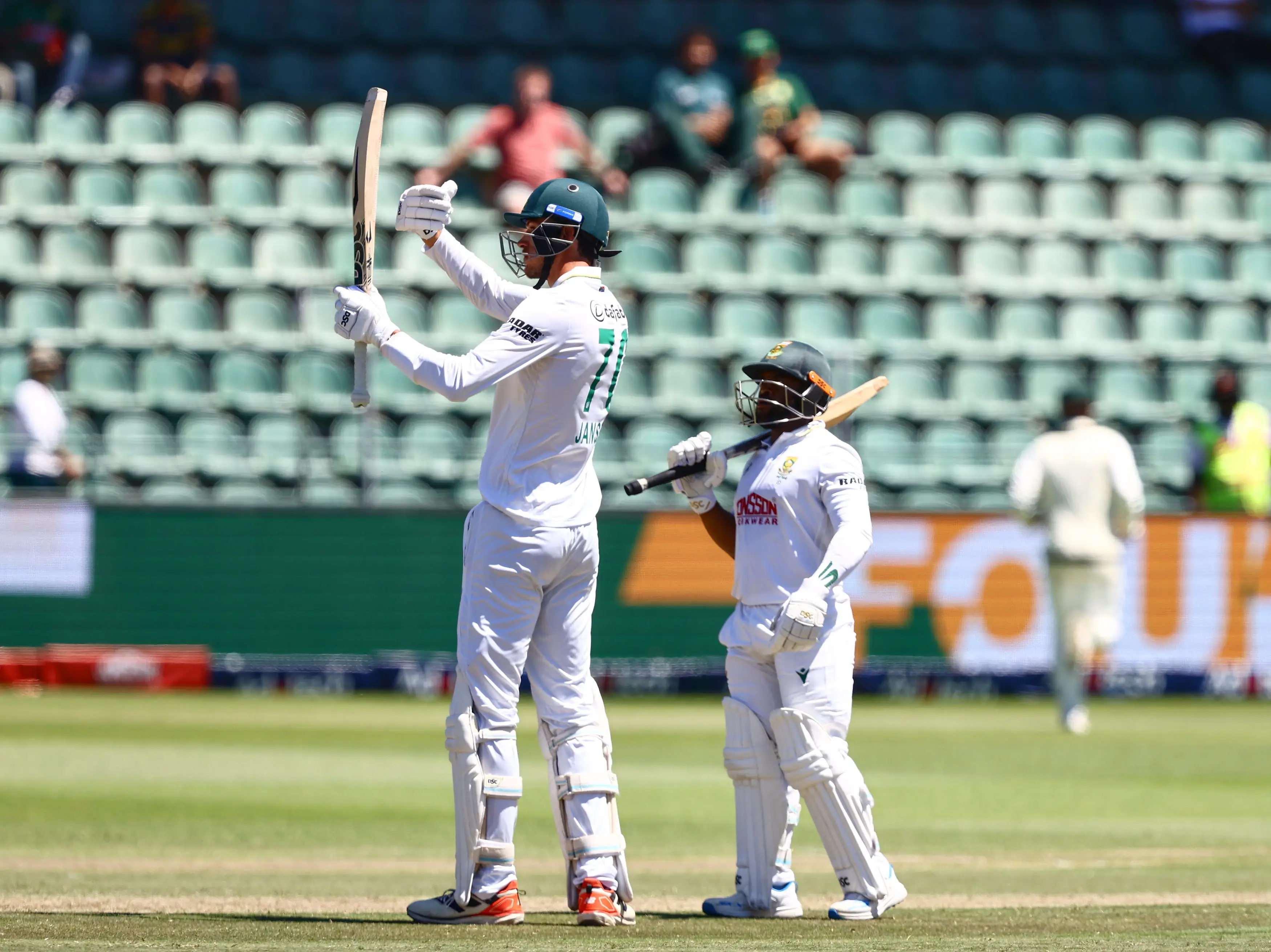 Crowds have been sparse throughout the second Test between South Africa and Australia (Image: Getty)