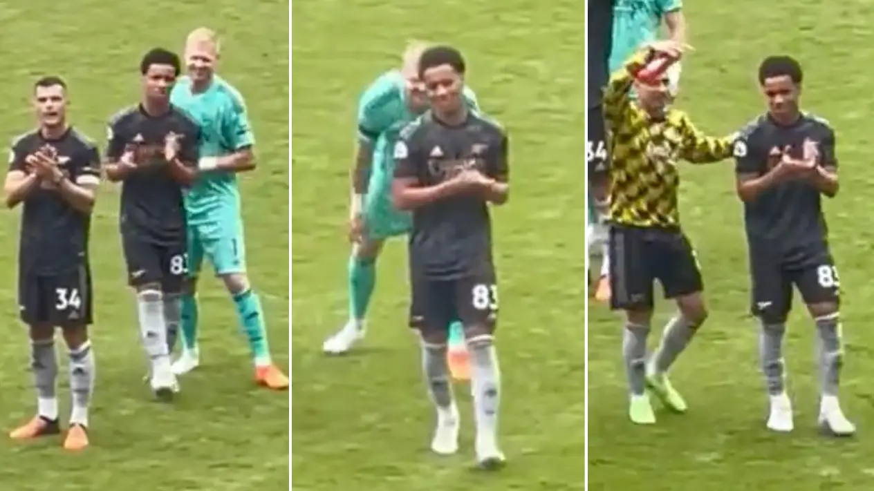 Arsenal fans praise Aaron Ramsdale for classy moment with record-breaking youngster Ethan Nwaneri after Brentford win