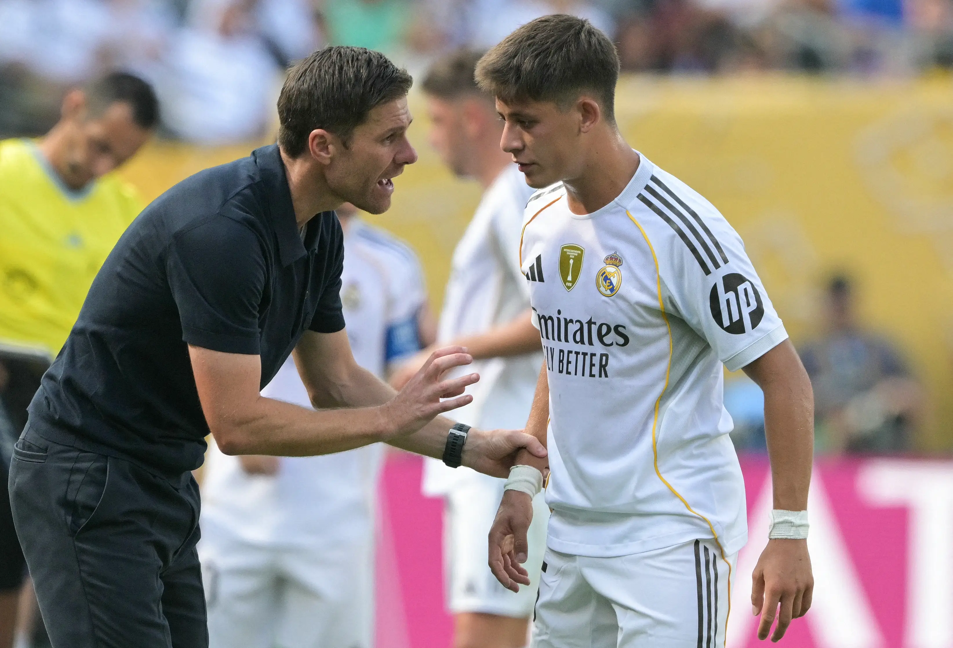 Arda Guler and Xabi Alonso at the FIFA Club World Cup (credit: getty)